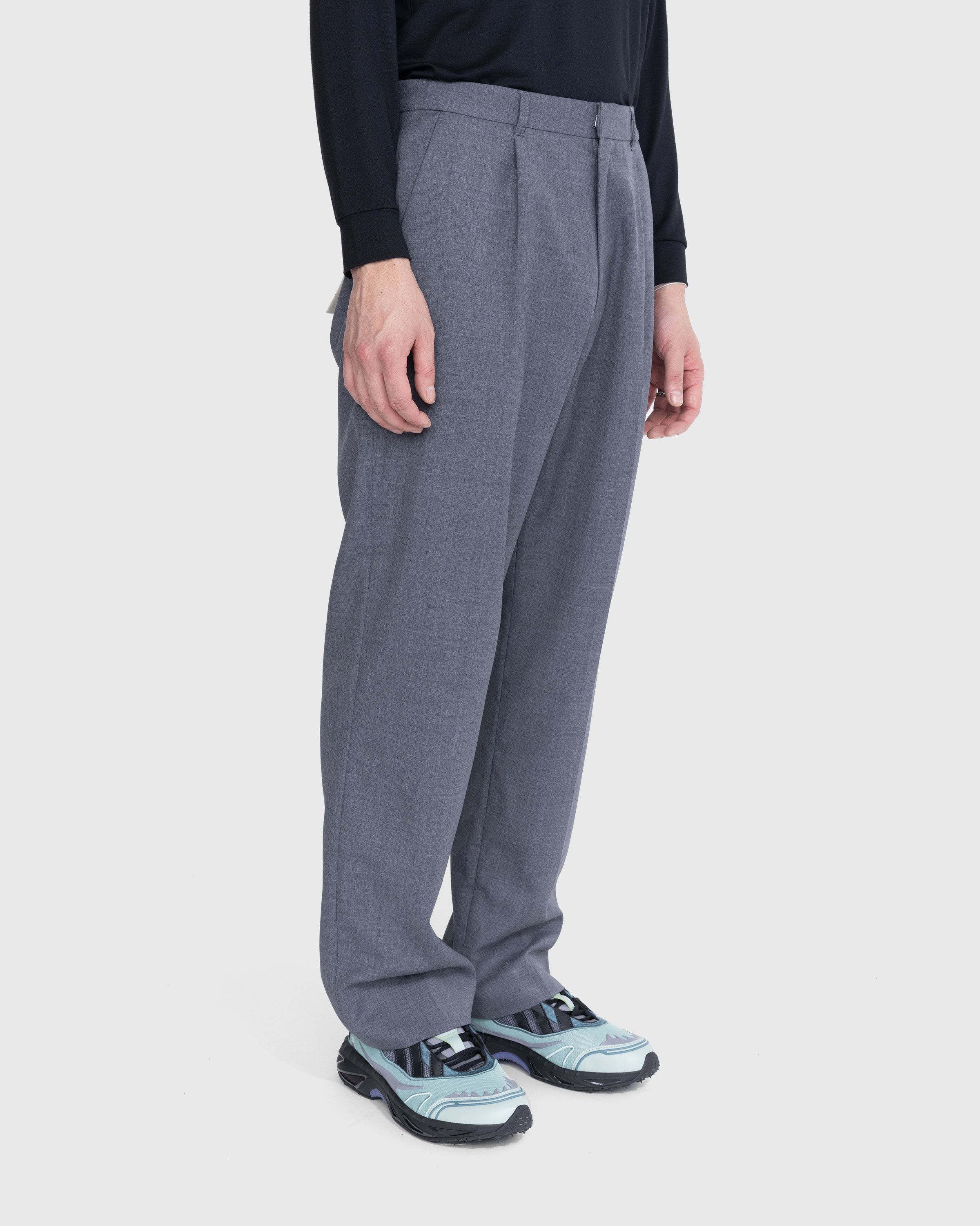 Highsnobiety - Tropical Wool Suiting Pants Grey - Clothing - Grey - Image 8