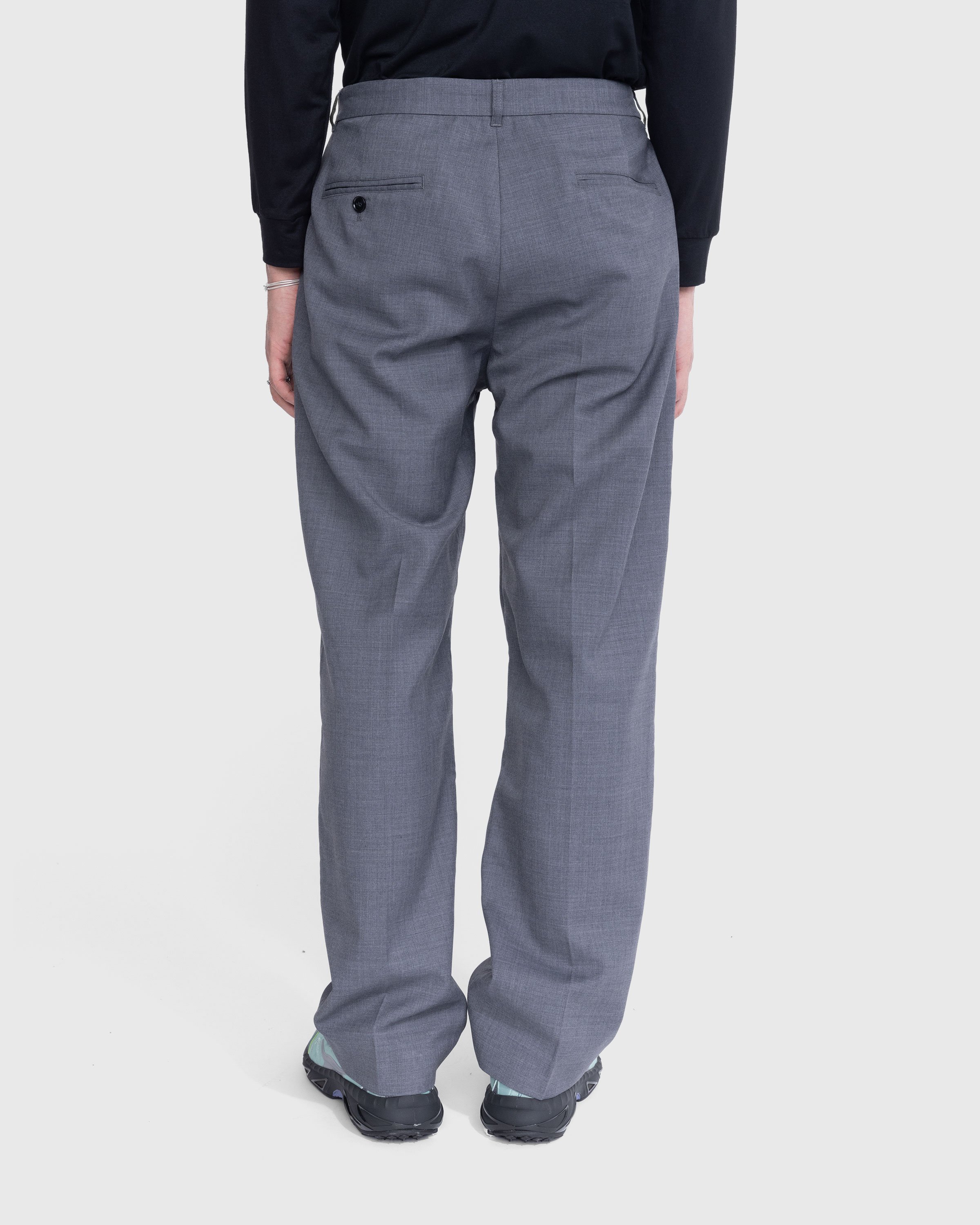 Highsnobiety - Tropical Wool Suiting Pants Grey - Clothing - Grey - Image 9