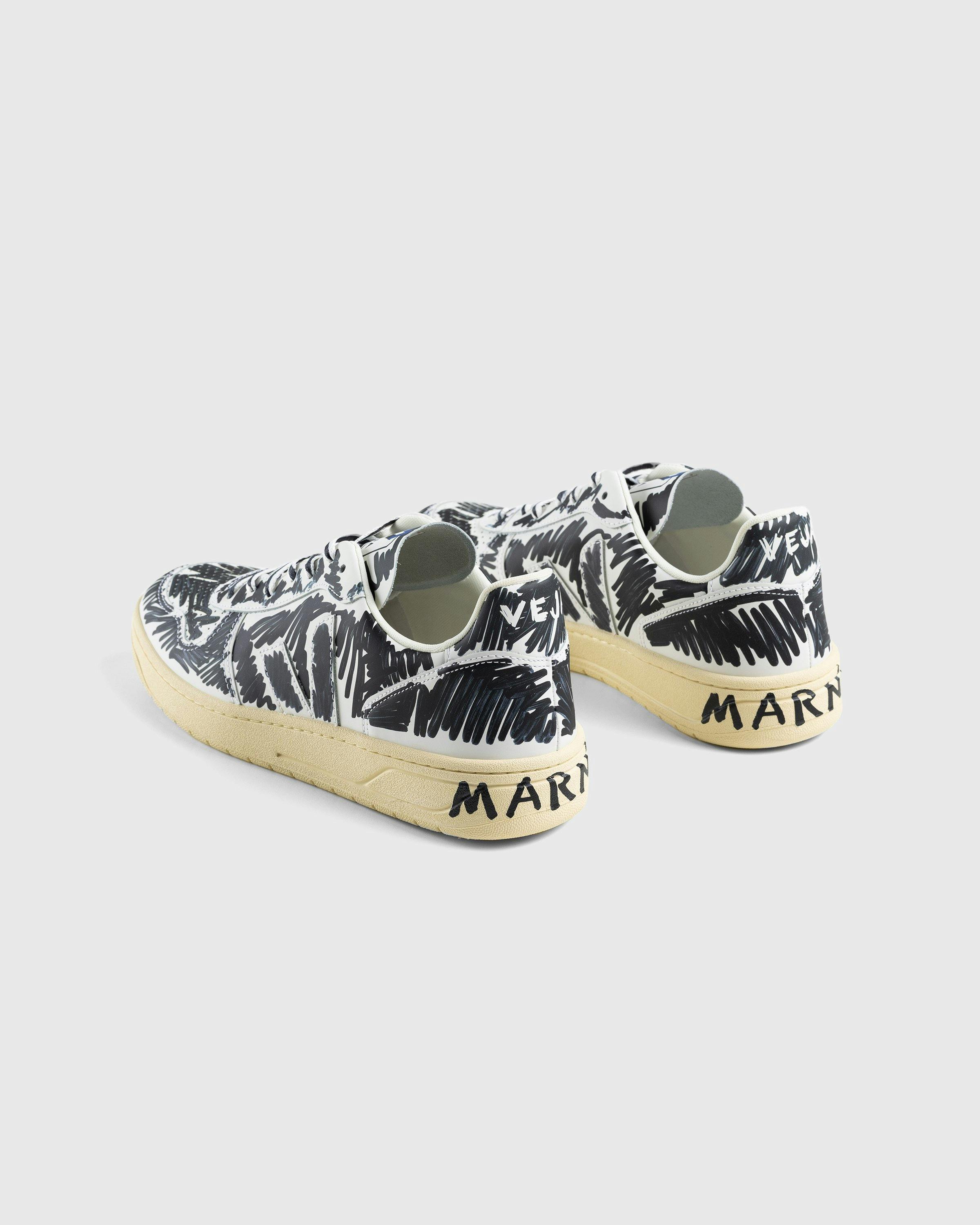 VEJA x Marni - V-10 Leather Black - Footwear - Black - Image 3