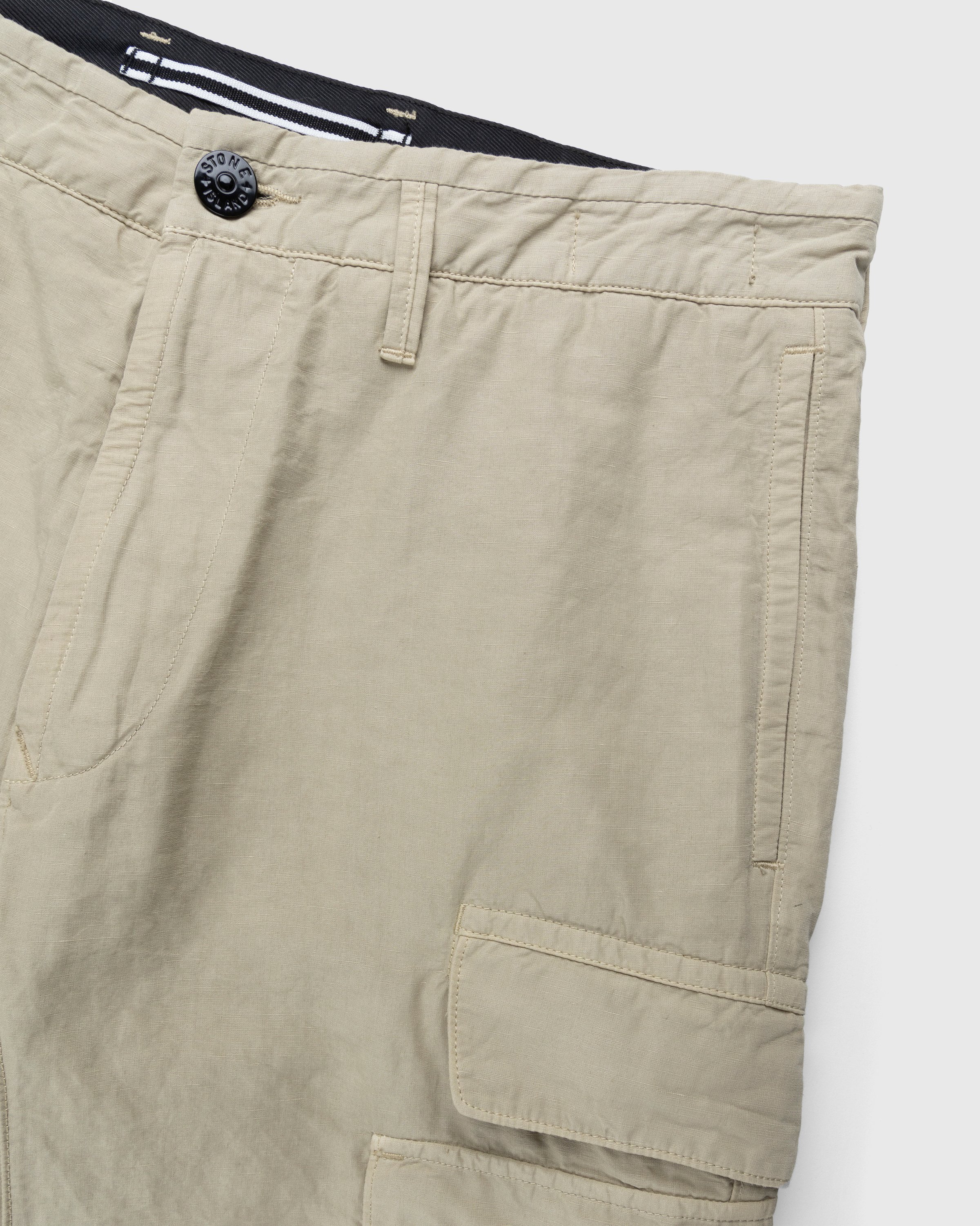 Stone Island - 31706 Garment-Dyed Cargo Pants Khaki - Clothing - Beige - Image 3