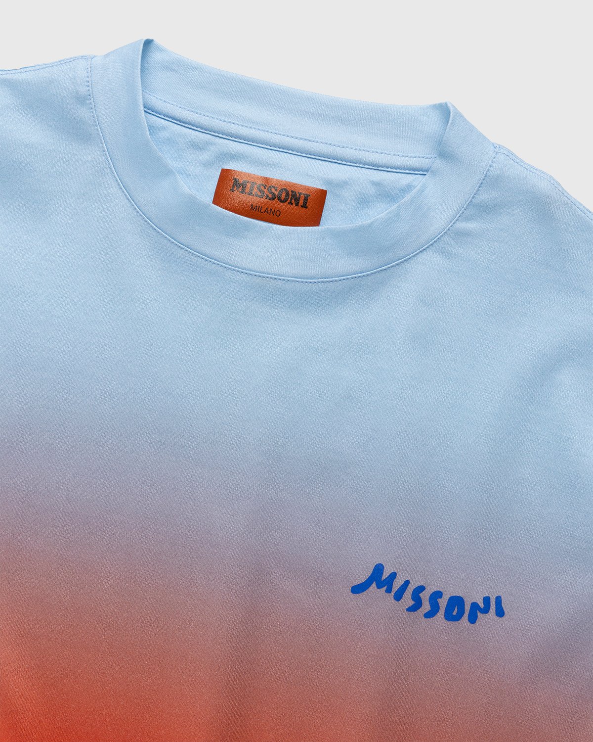 Missoni - Gradient Print T-Shirt Light blue - Clothing - Blue - Image 4