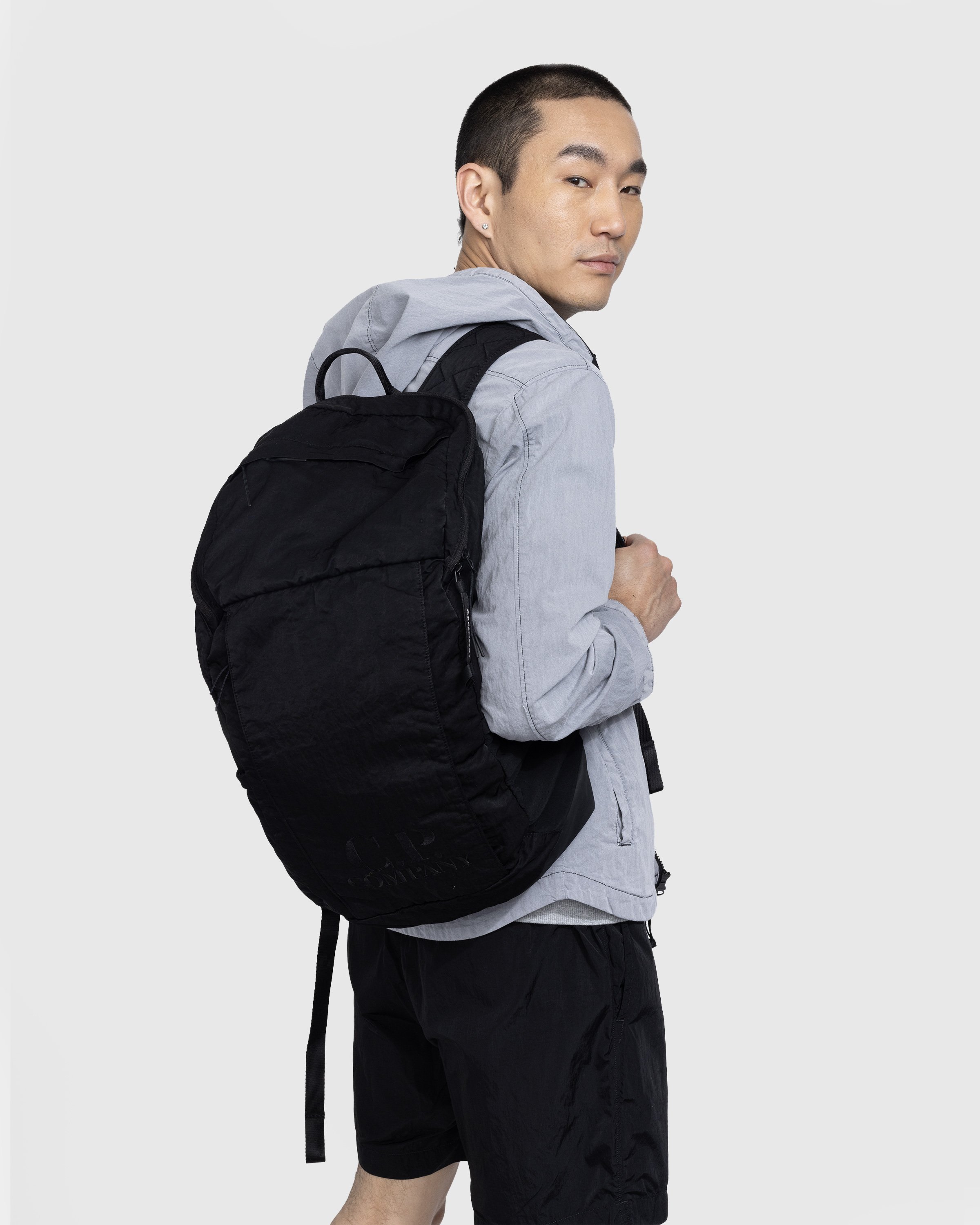 C.P. Company - Nylon B Backpack Black - Accessories - Black - Image 4