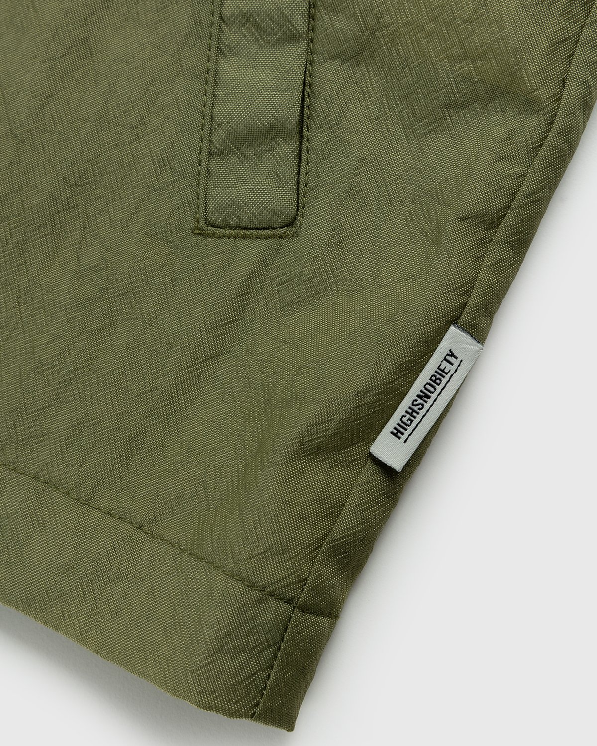 Highsnobiety - Stonewashed Nylon Coach Jacket Olive - Clothing - Green - Image 4