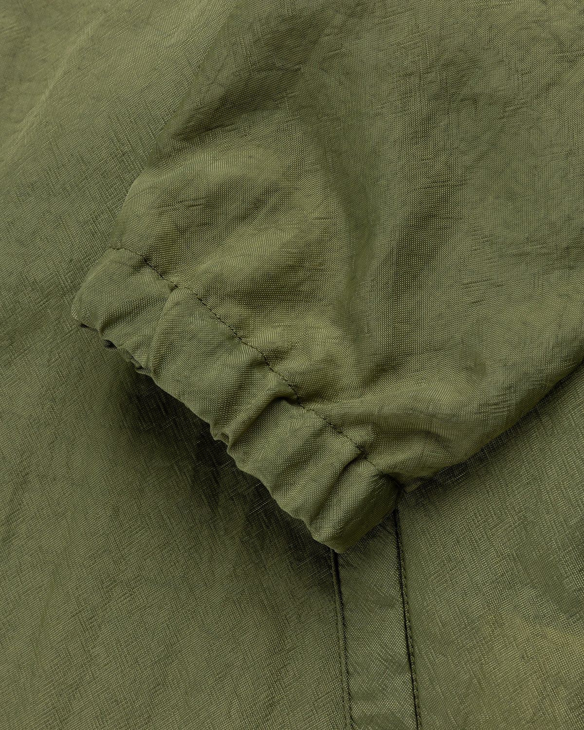 Highsnobiety - Stonewashed Nylon Coach Jacket Olive - Clothing - Green - Image 6