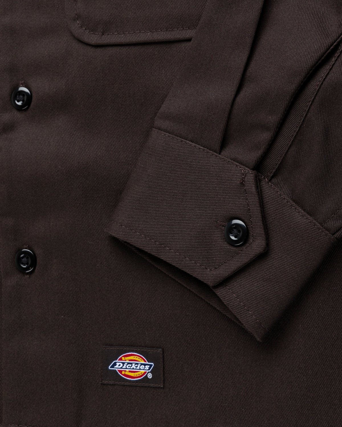 Highsnobiety x Dickies - Service Shirt Dark Brown - Clothing - Brown - Image 5