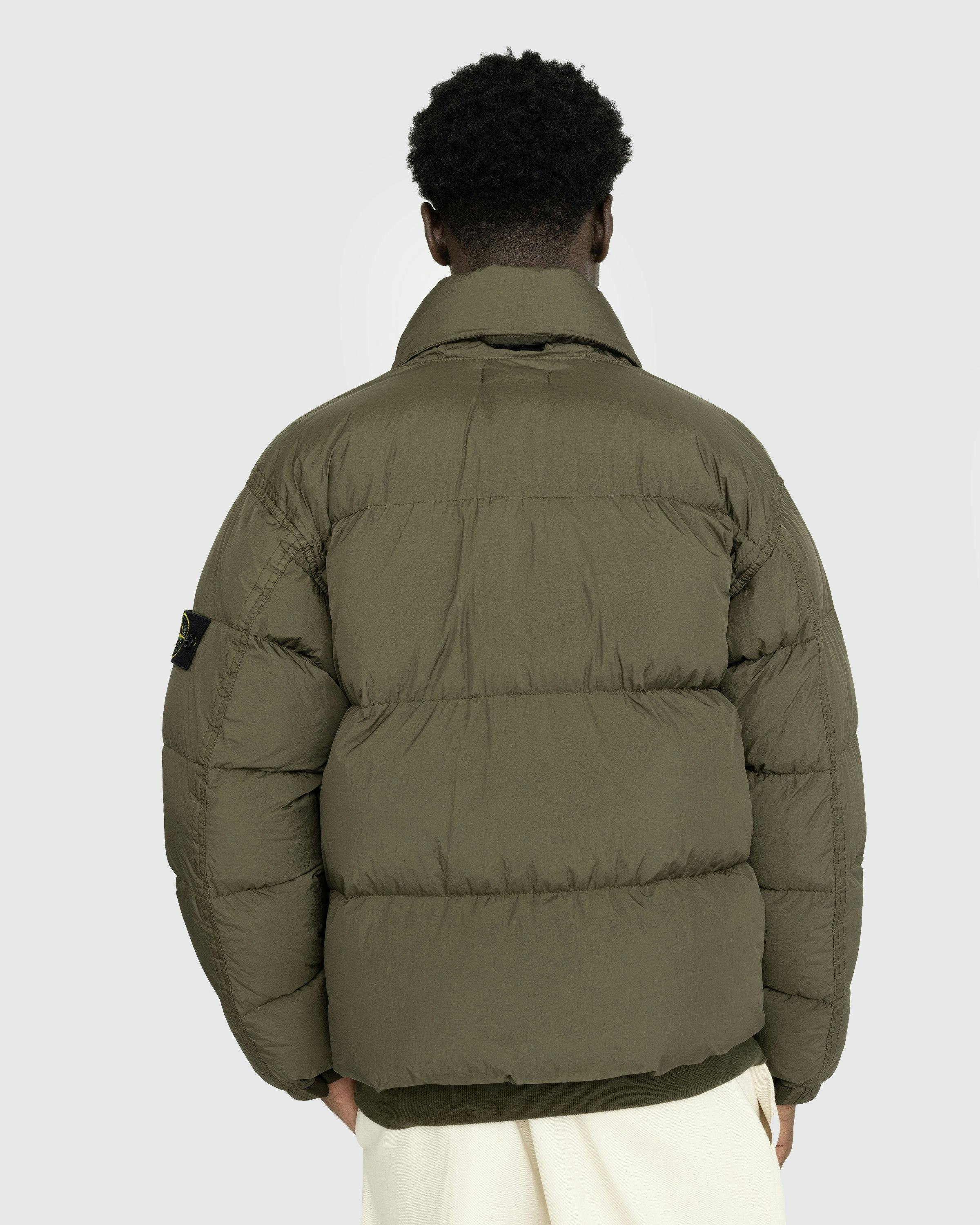 Stone Island - Garment-Dyed Recycled Nylon Down Jacket Olive - Clothing - Green - Image 3