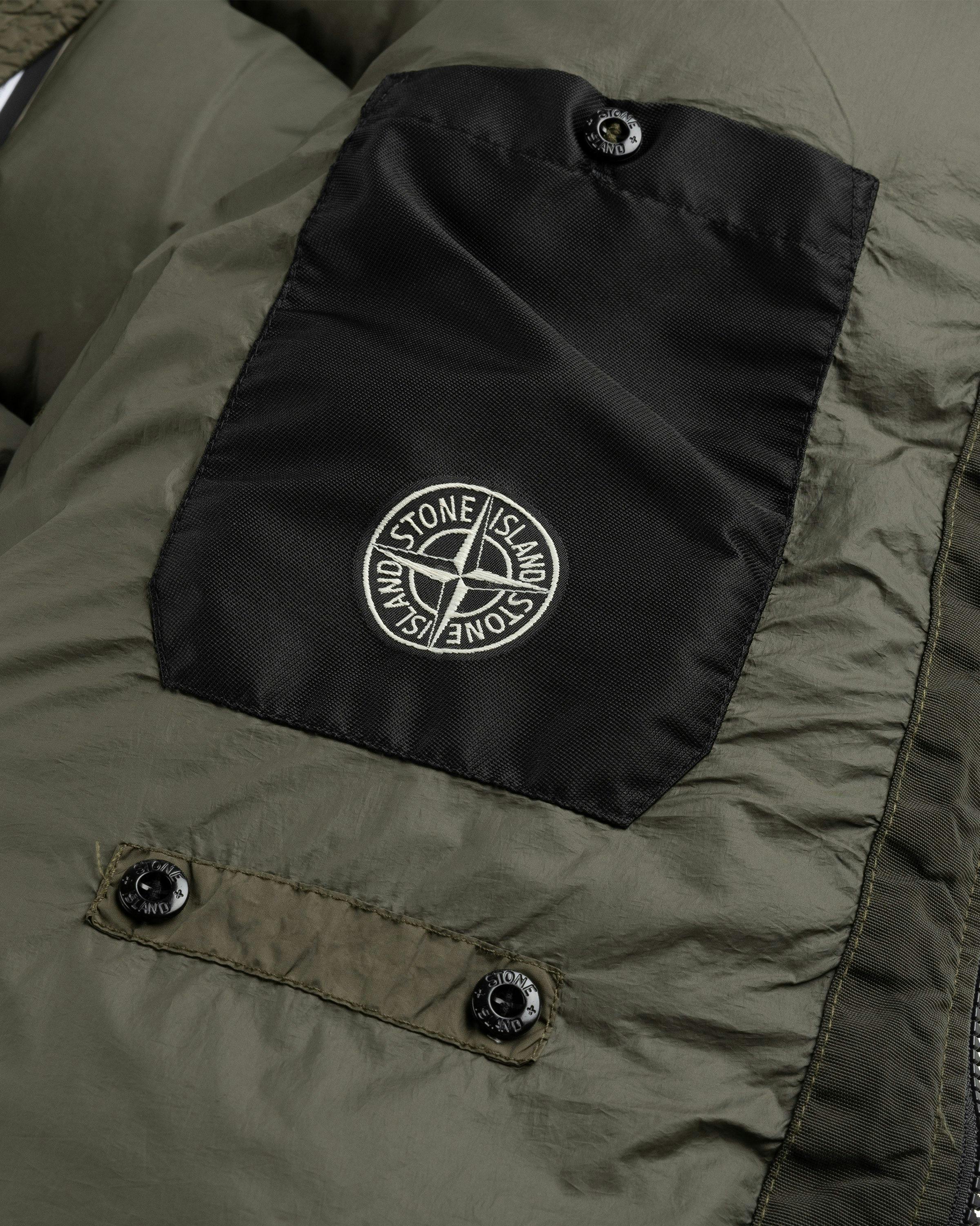 Stone Island - Garment-Dyed Recycled Nylon Down Jacket Olive - Clothing - Green - Image 5