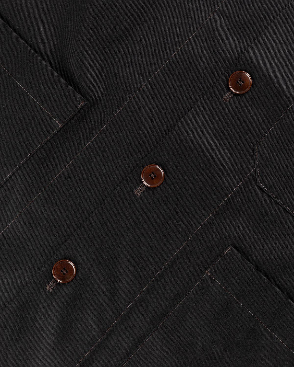 Acne Studios - Cotton Twill Jacket Black - Clothing - Black - Image 5
