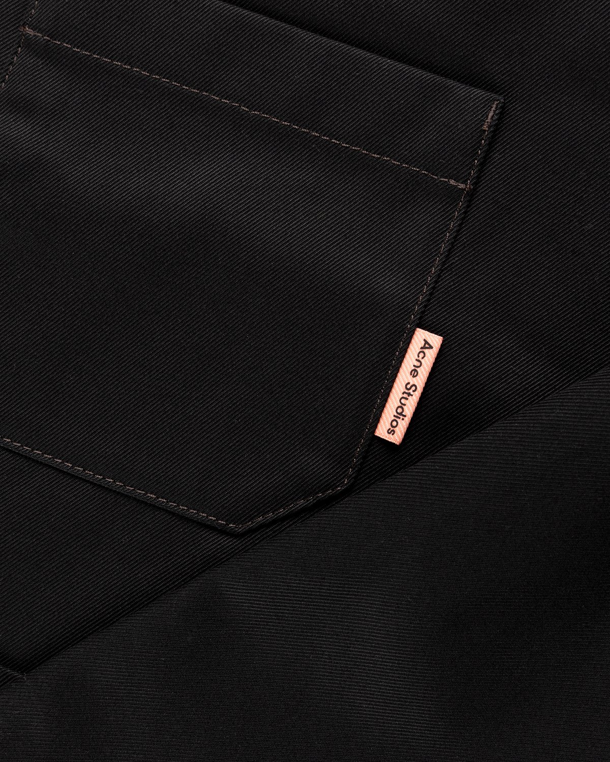 Acne Studios - Cotton Twill Jacket Black - Clothing - Black - Image 6