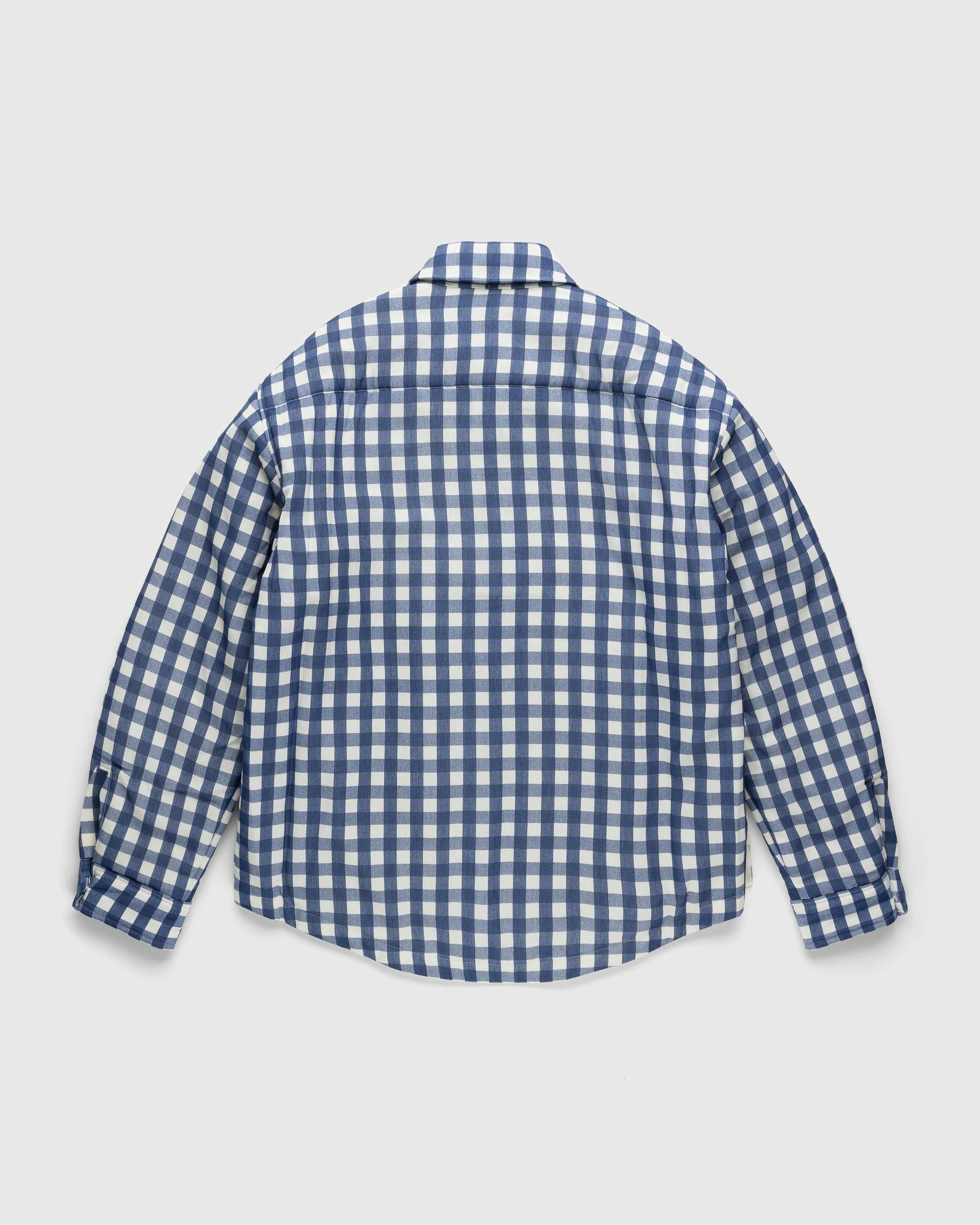 JACQUEMUS - La Chemise Boulanger Navy Checks - Clothing - Blue - Image 2