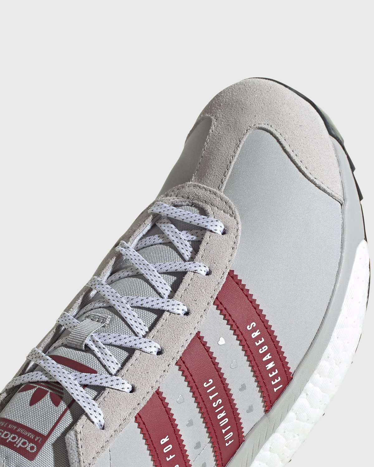 adidas Originals x Human Made - Country Burgundy - Footwear - Grey - Image 3