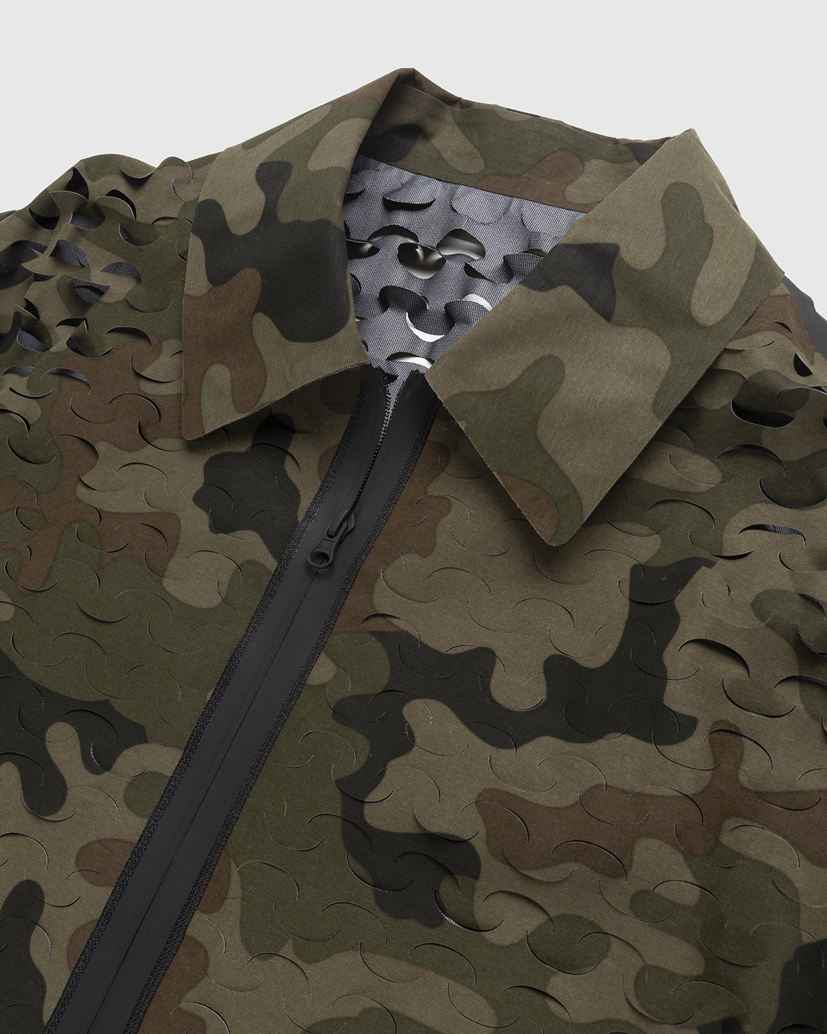 Dries van Noten - Voyde Laser Jacket Camouflage - Clothing - Brown - Image 4
