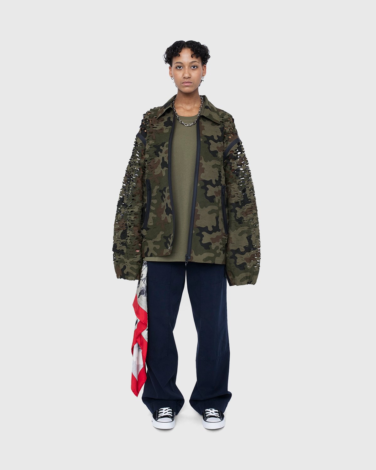 Dries van Noten - Voyde Laser Jacket Camouflage - Clothing - Brown - Image 8