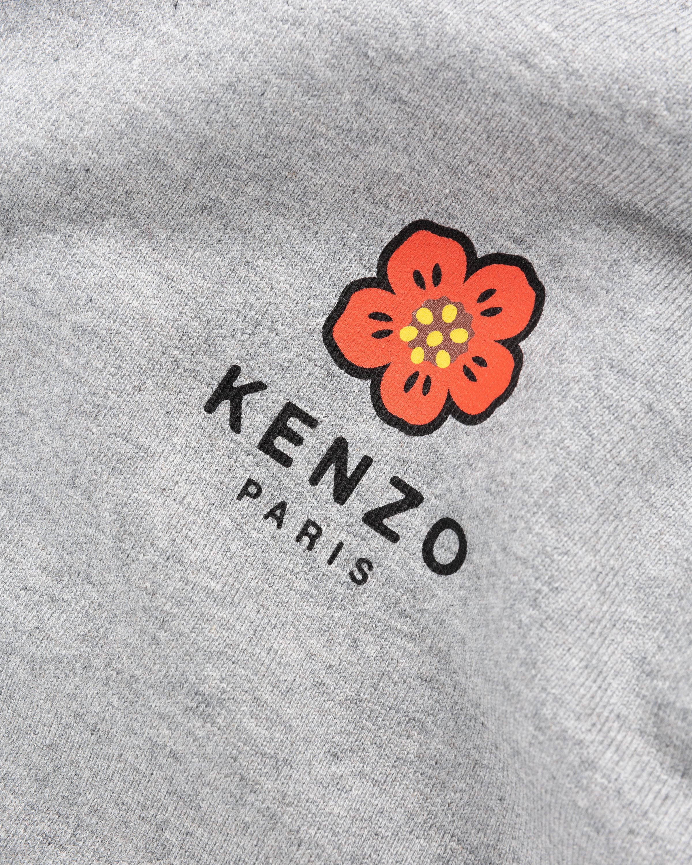 Kenzo - Boke Flower Hoodie Pearl Grey - Clothing - Grey - Image 3