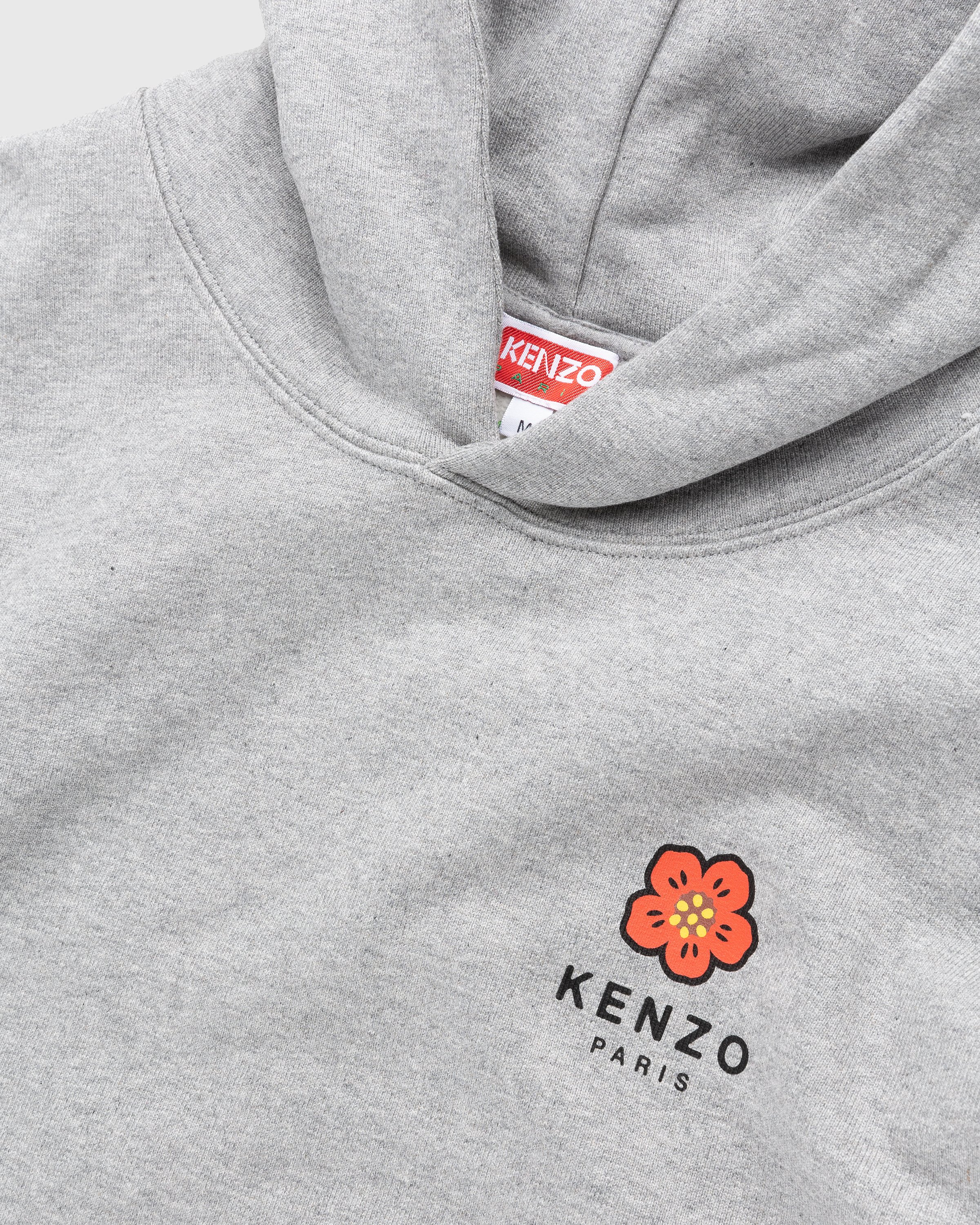 Kenzo - Boke Flower Hoodie Pearl Grey - Clothing - Grey - Image 6