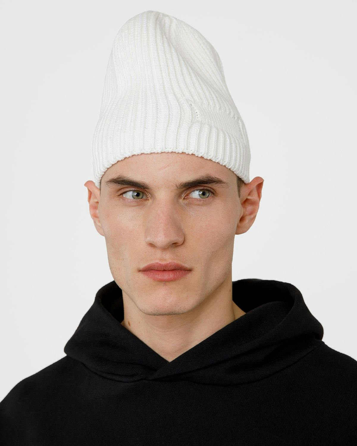 Maison Margiela - Beanie White - Accessories - Beige - Image 2