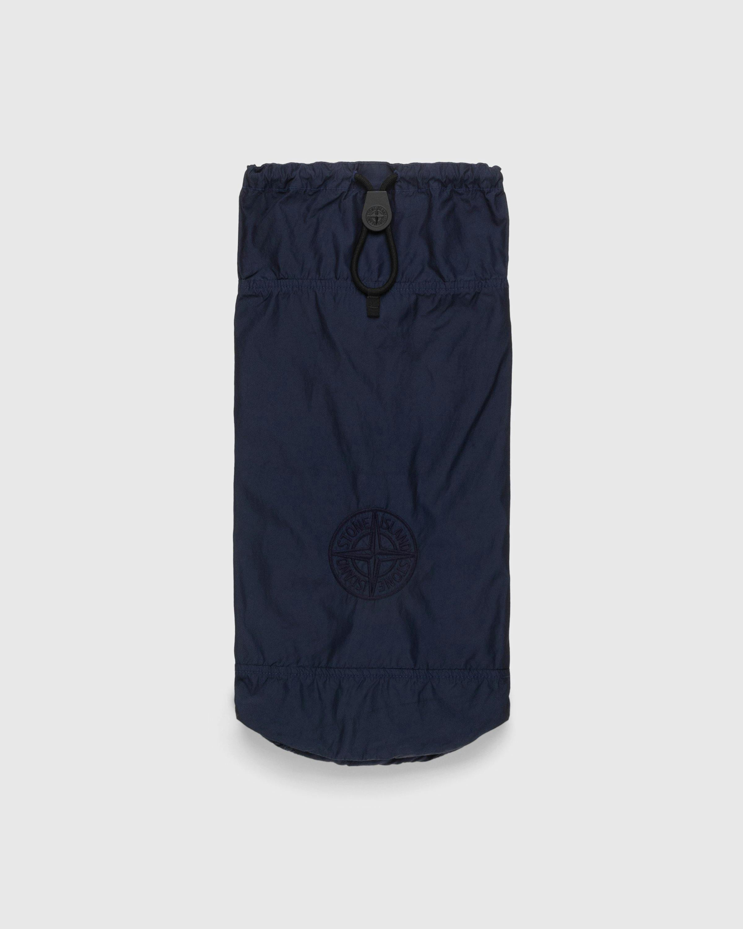 Stone Island - 93466 Logo Beach Towel With Nylon Bag Royal - Lifestyle - Blue - Image 9