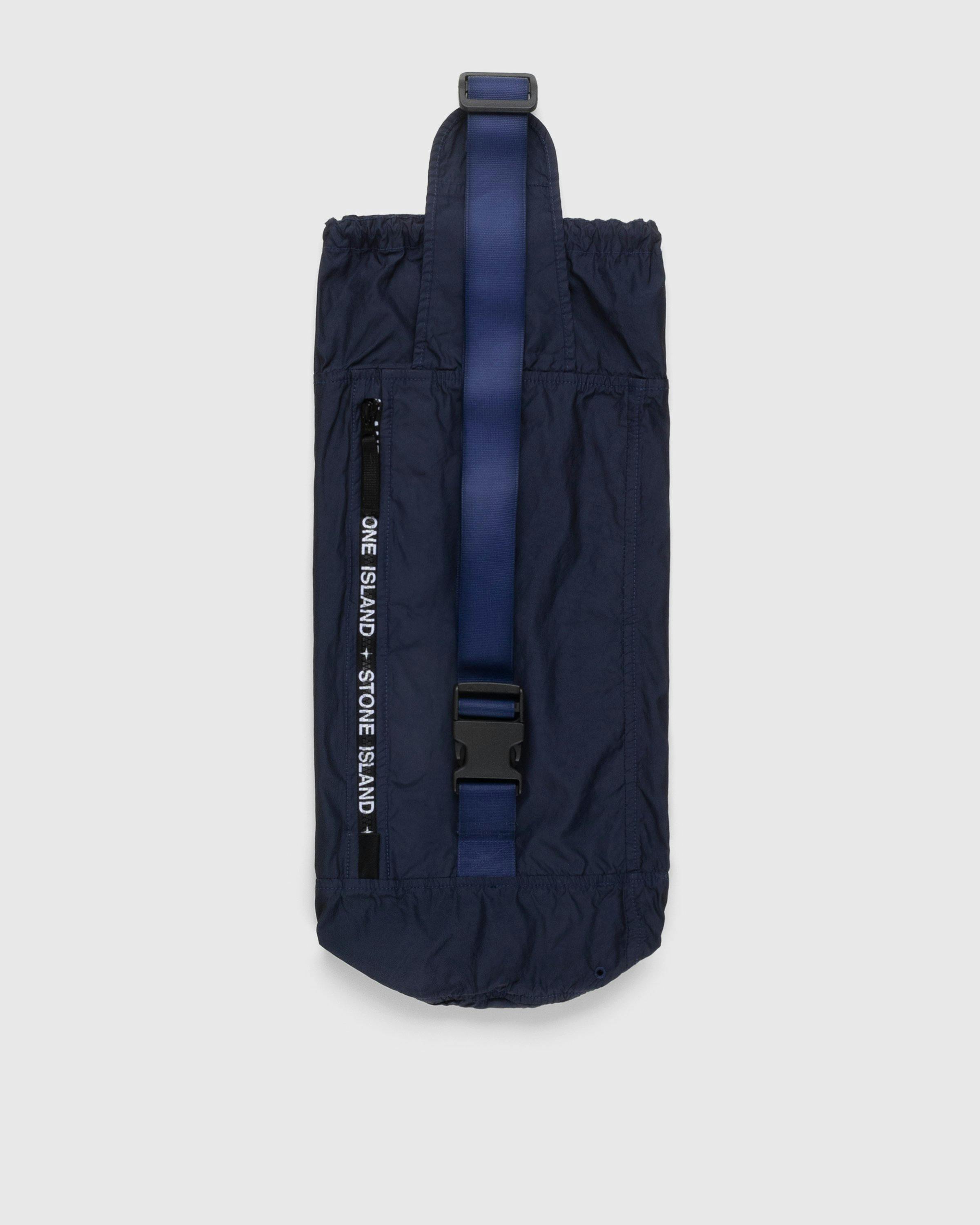 Stone Island - 93466 Logo Beach Towel With Nylon Bag Royal - Lifestyle - Blue - Image 10