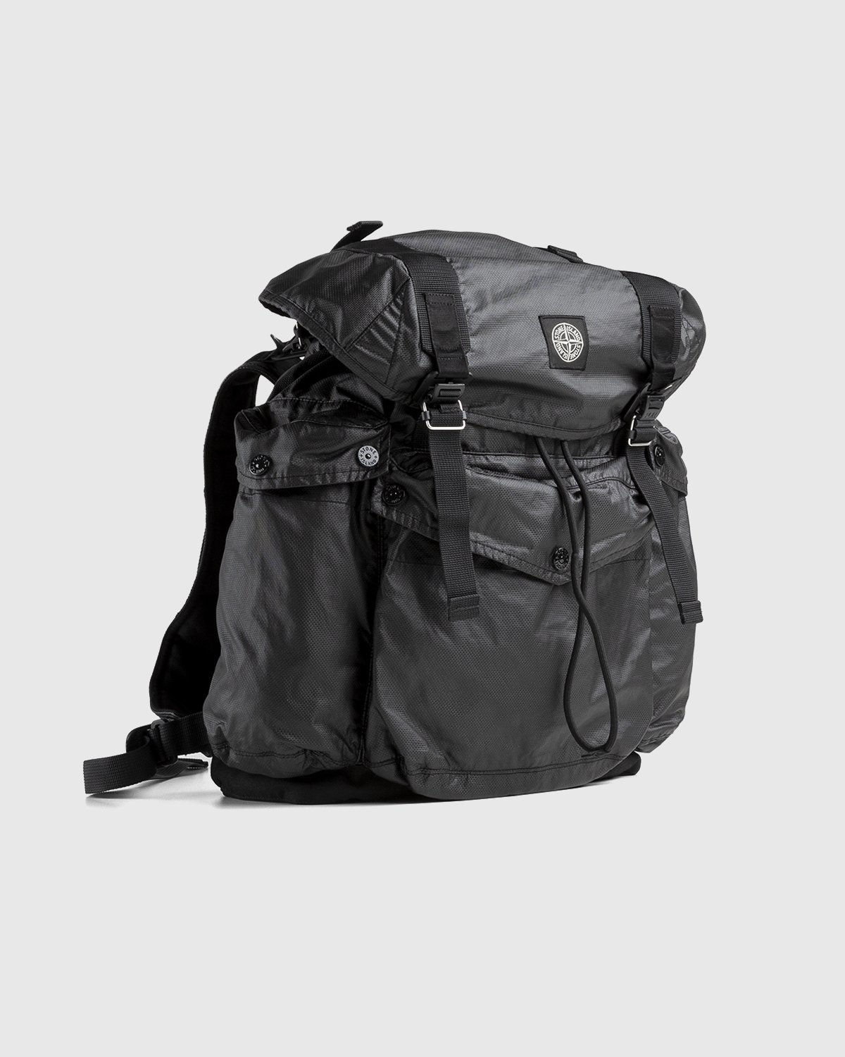 Stone Island - Dyed Backpack Black - Accessories - Black - Image 3