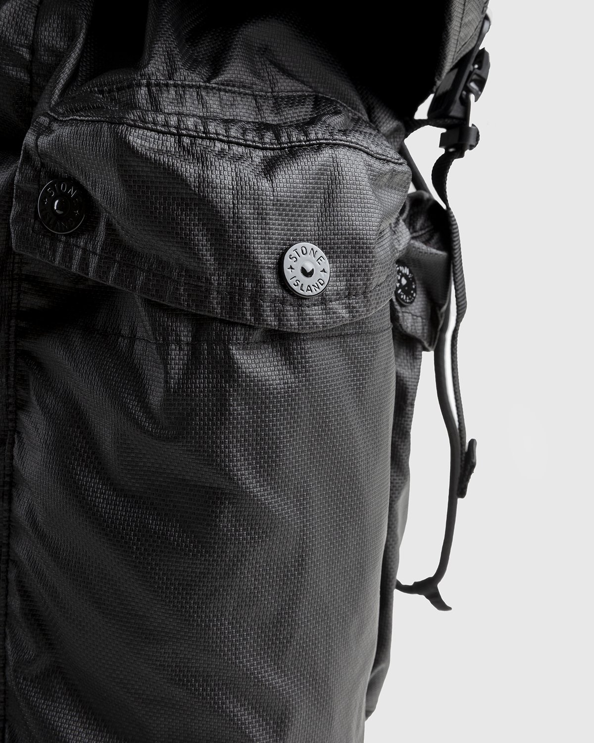 Stone Island - Dyed Backpack Black - Accessories - Black - Image 7
