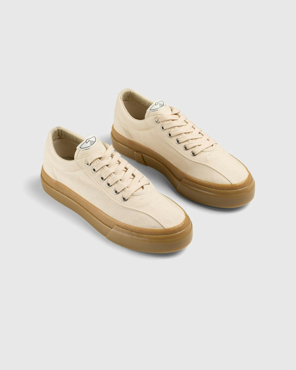 Stepney Workers Club - Dellow Canvas Ecru Gum - Footwear - Beige - Image 3