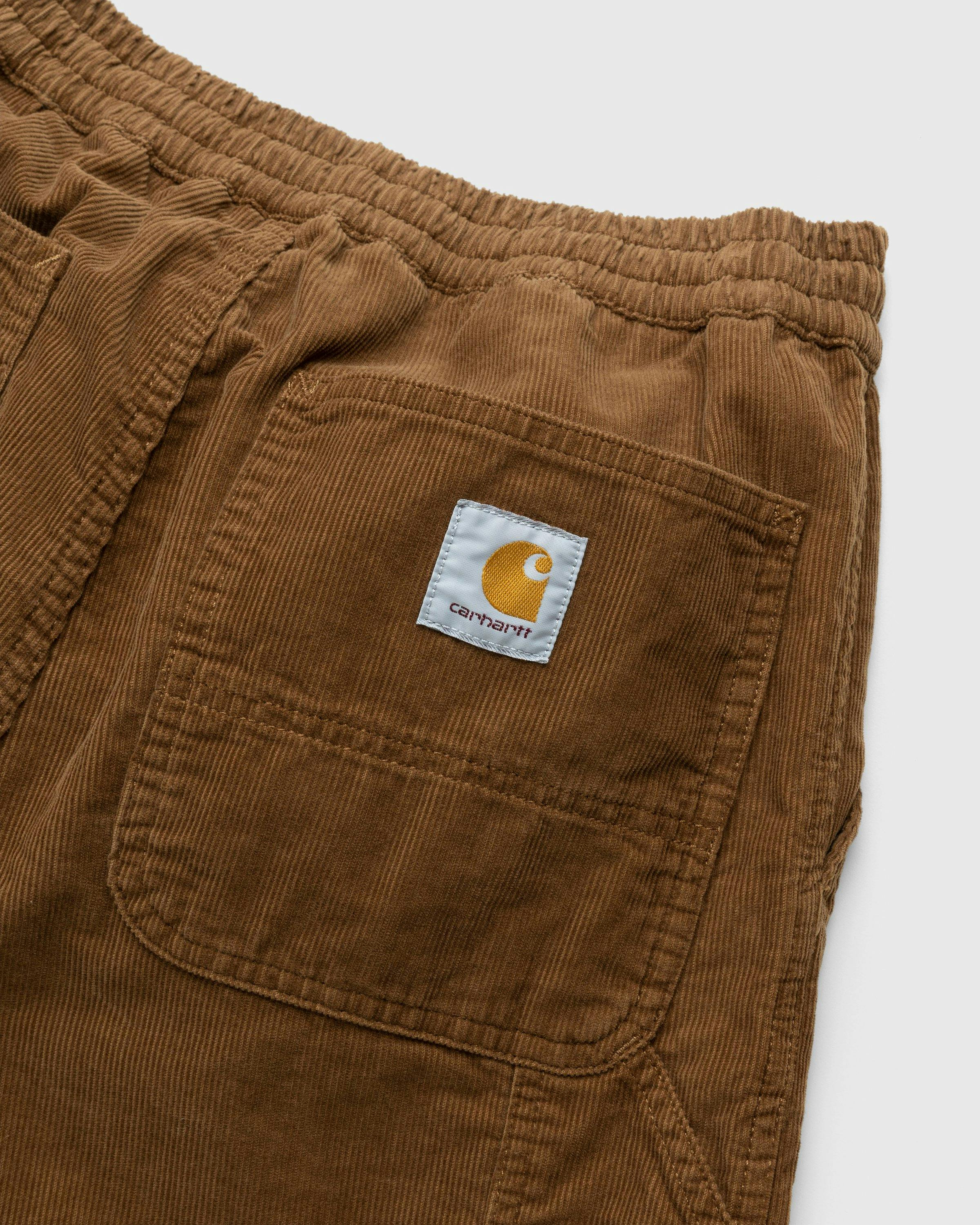 Carhartt WIP - Flint Pant Hamilton Brown Rinsed - Clothing - Brown - Image 4