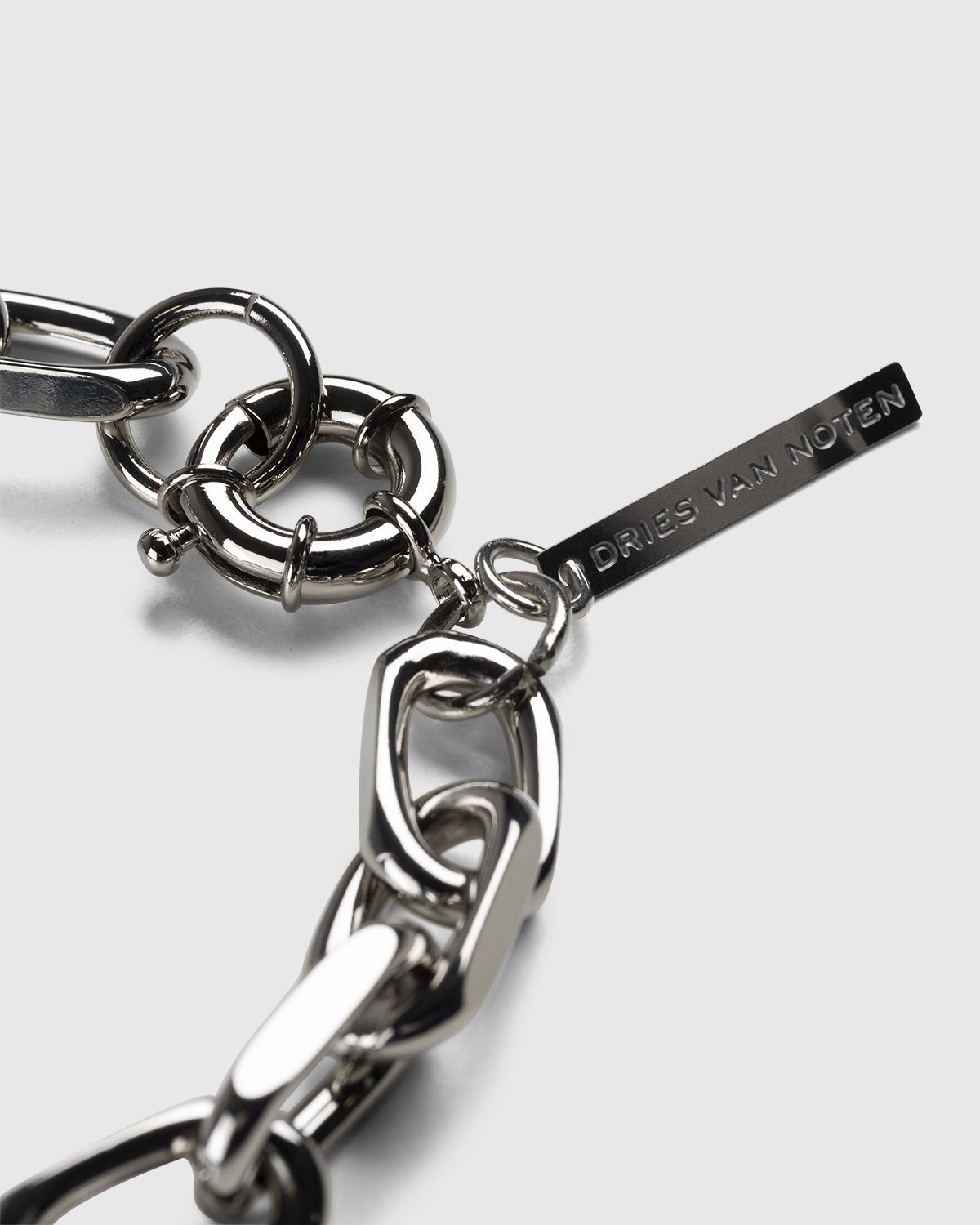 Dries van Noten - Chain Link Necklace Silver - Accessories - Silver - Image 2