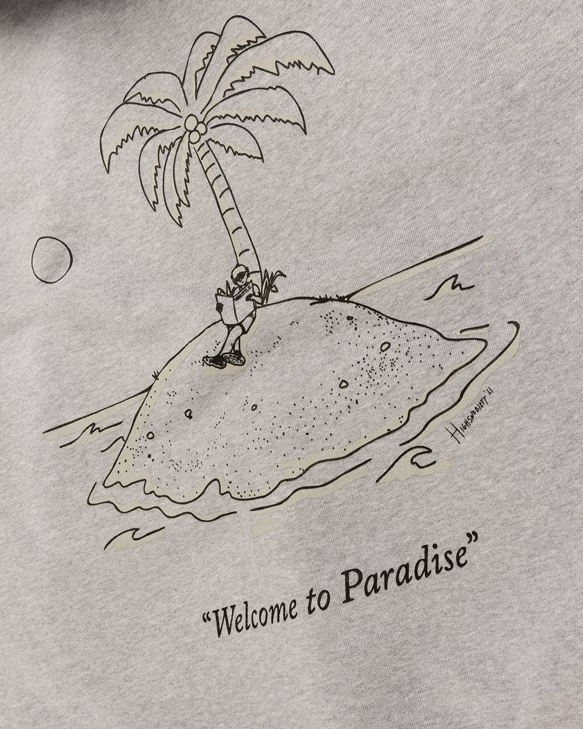Highsnobiety - Paradise Cartoon Hoodie Grey - Clothing - Grey - Image 3