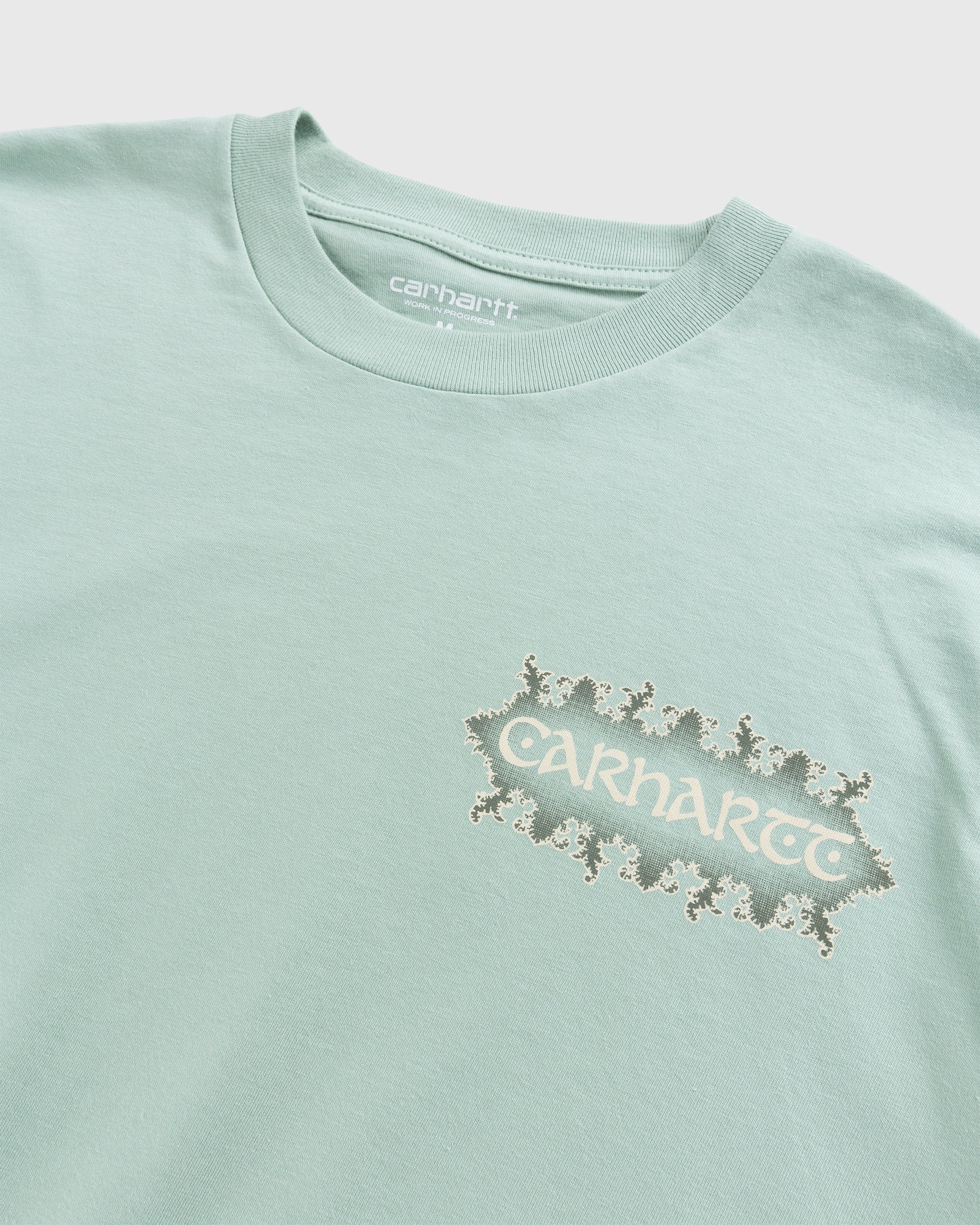 Carhartt WIP - Spaces T-Shirt Misty Sage - Clothing - Green - Image 3