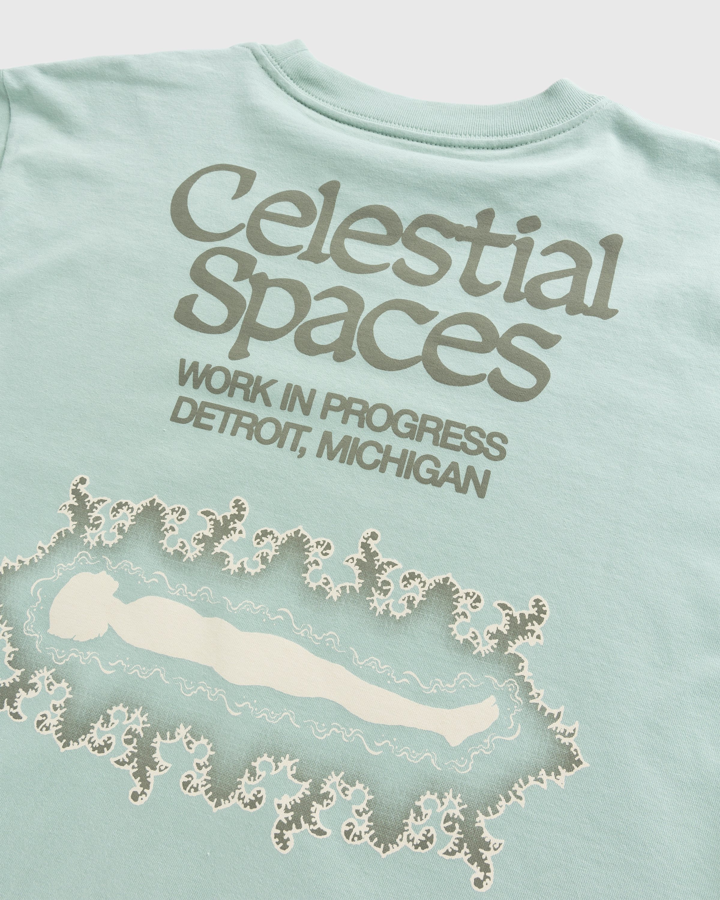 Carhartt WIP - Spaces T-Shirt Misty Sage - Clothing - Green - Image 4