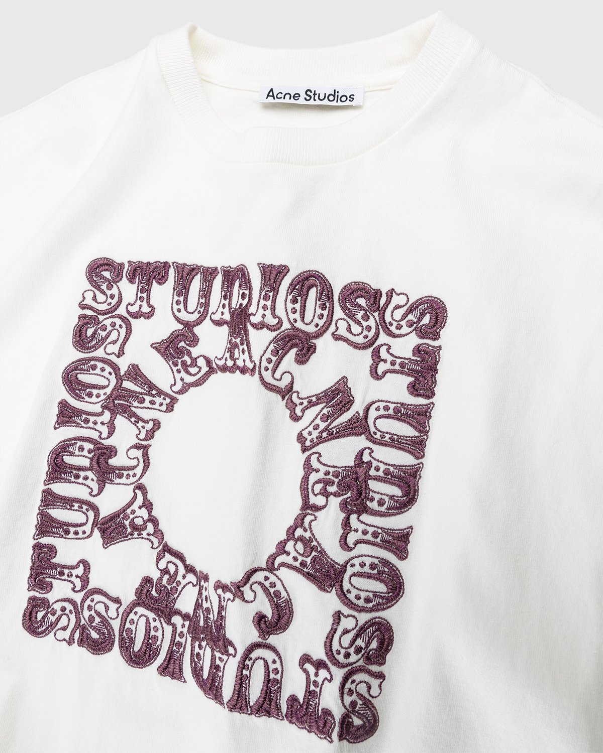Acne Studios - Circus Crewneck T-Shirt Off White - Clothing - White - Image 4