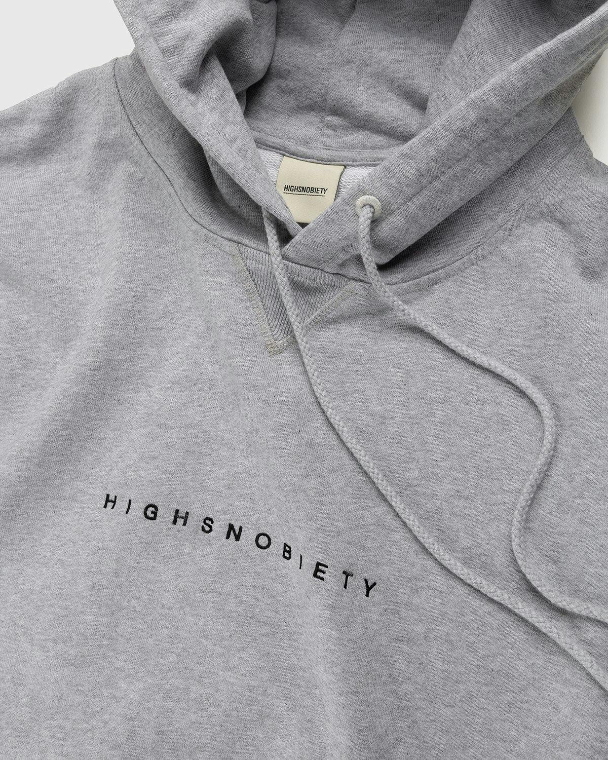 Highsnobiety - Staples Hoodie Heather Grey - Clothing - Grey - Image 3