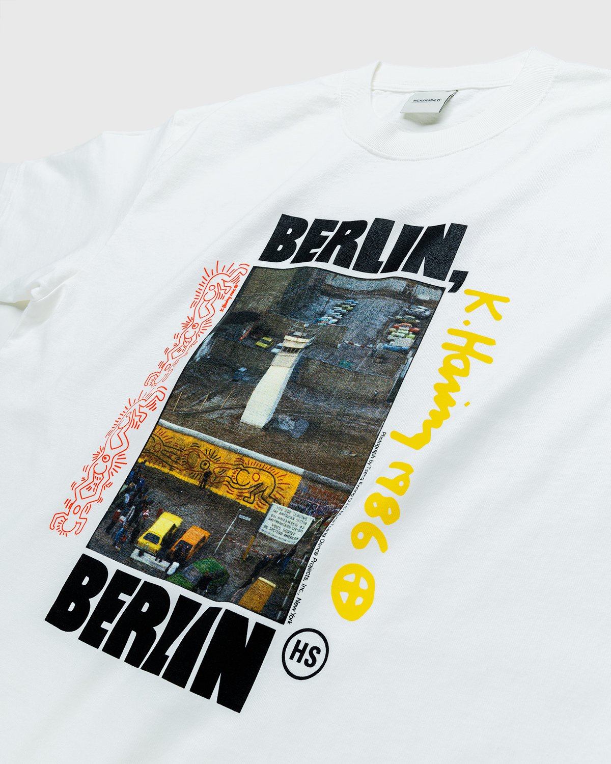 Highsnobiety - Keith Haring Berlin T-Shirt White - Clothing - White - Image 3