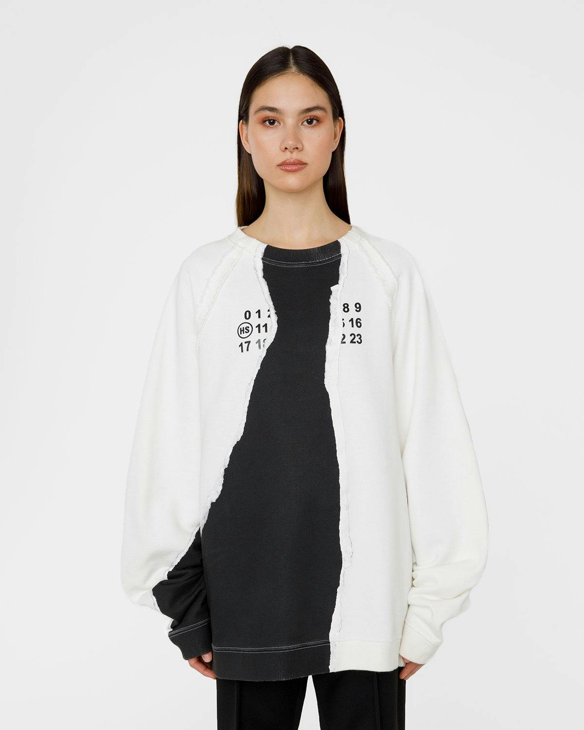 Maison Margiela - Logo Sweater - Clothing - White - Image 3