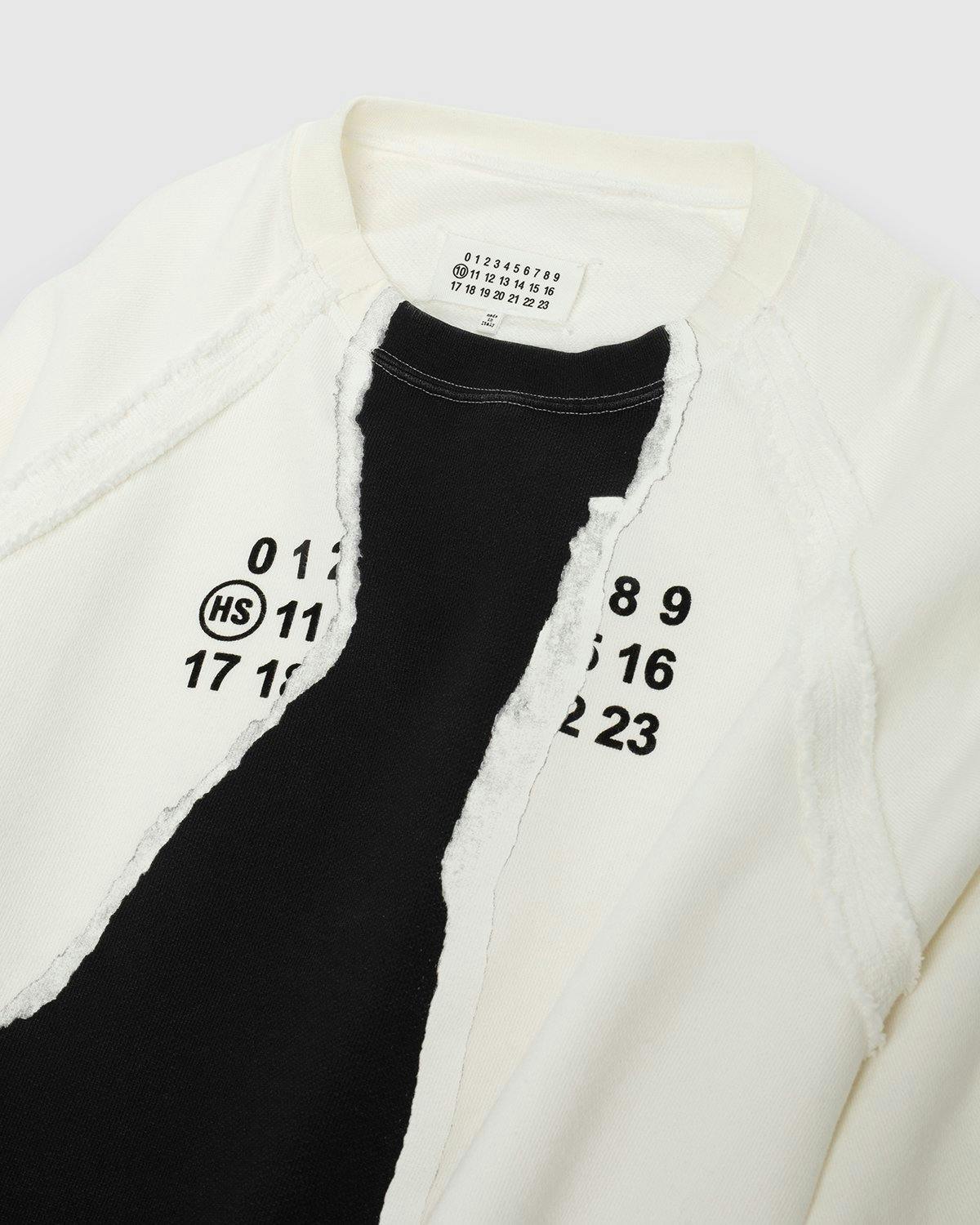 Maison Margiela - Logo Sweater - Clothing - White - Image 2