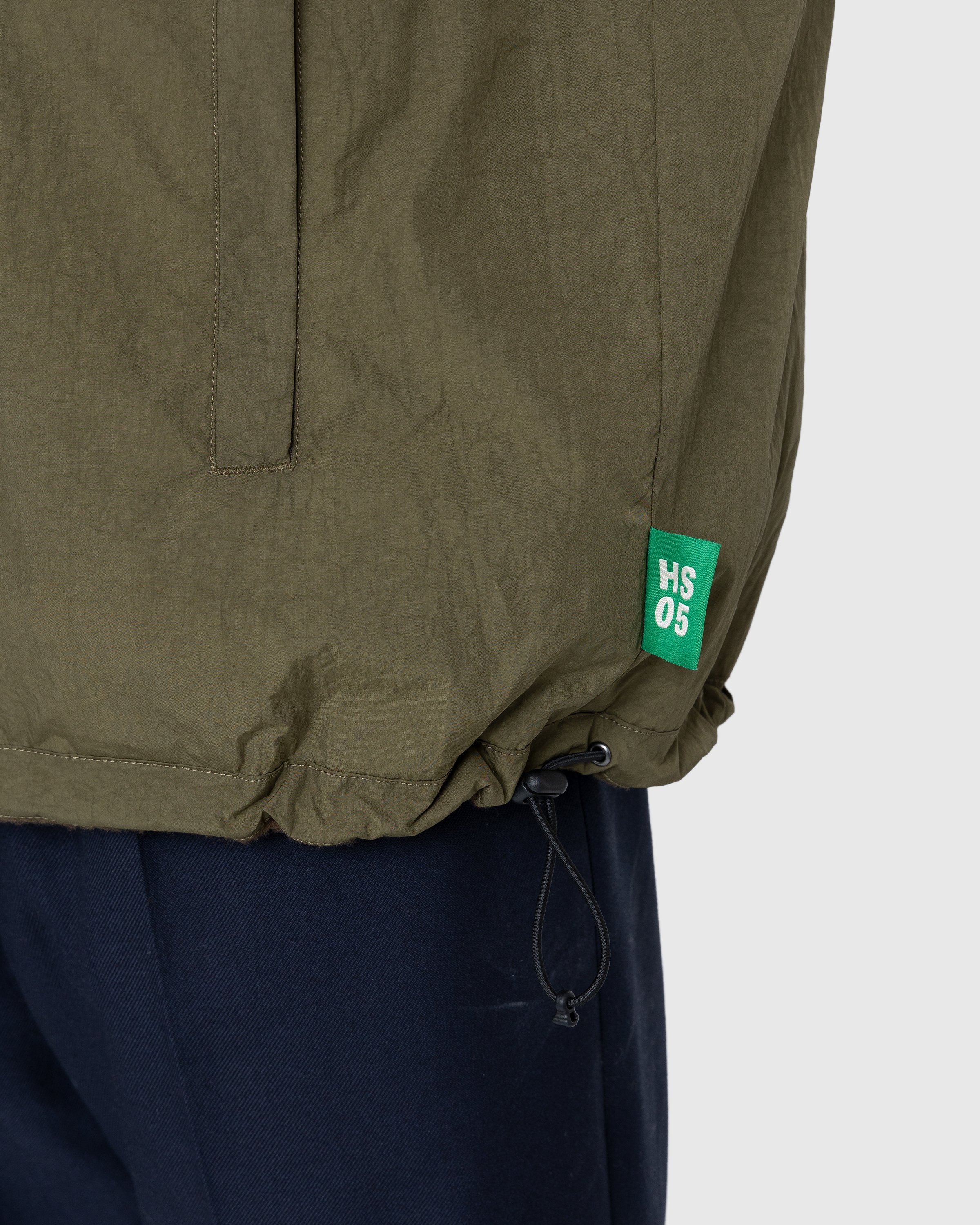 Highsnobiety - Reversible Polar Fleece Zip Jacket Steel Blue/Dark Green - Clothing - Green - Image 8