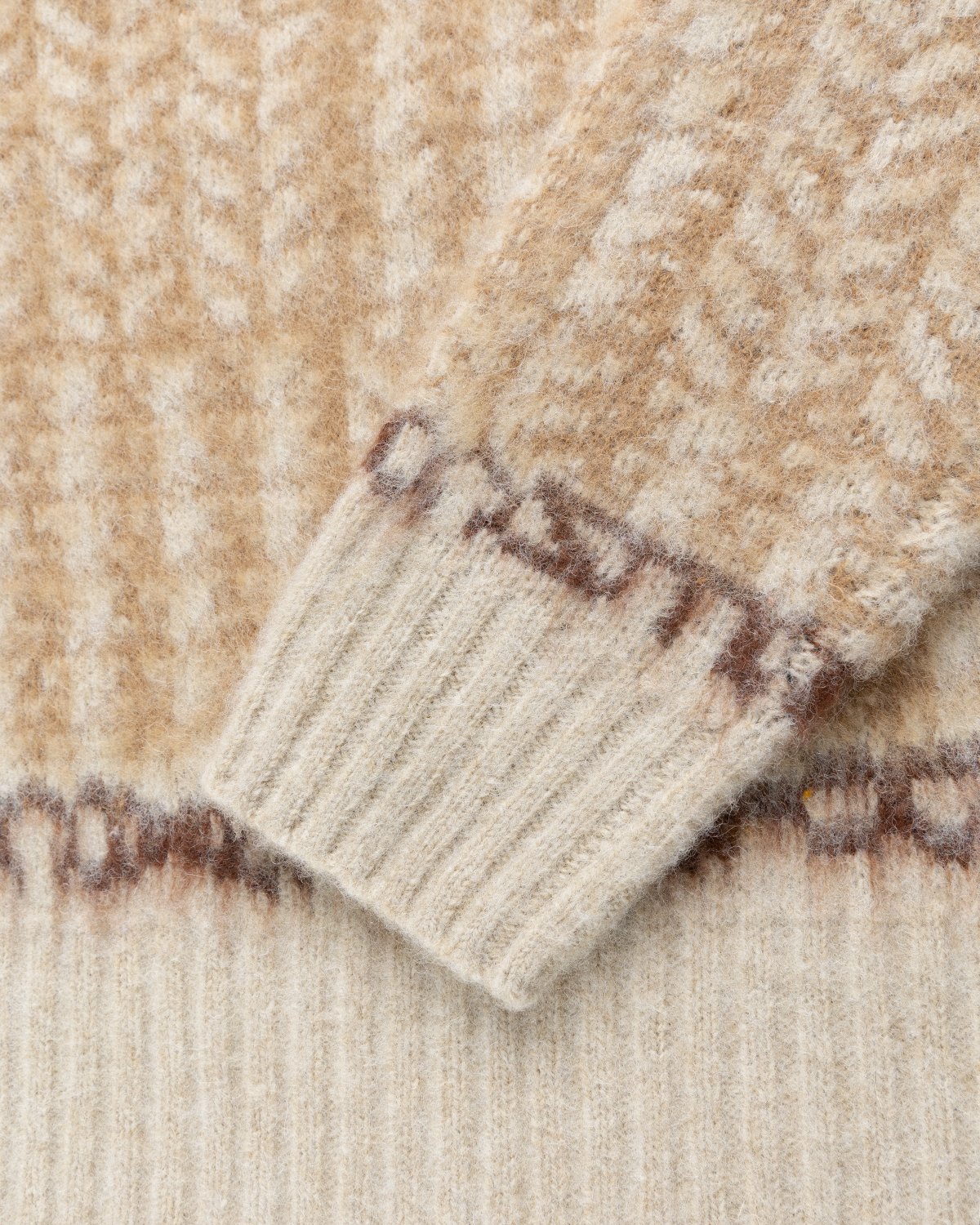 Acne Studios - Knit Sweater Beige - Clothing - Beige - Image 3