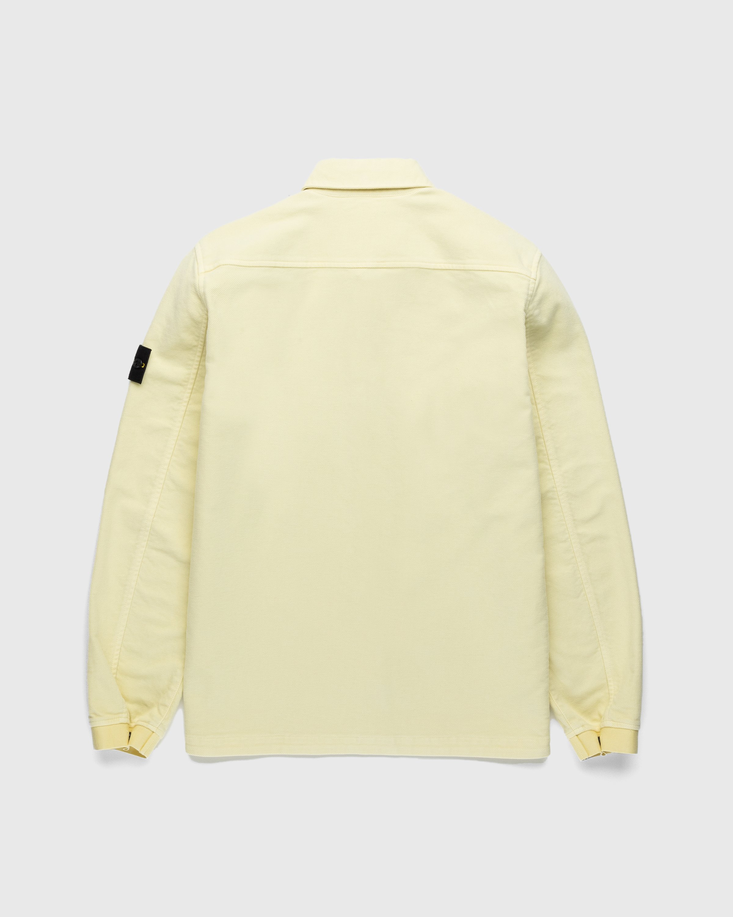 Stone Island - Garment-Dyed Cotton Overshirt Butter - Clothing - Beige - Image 2
