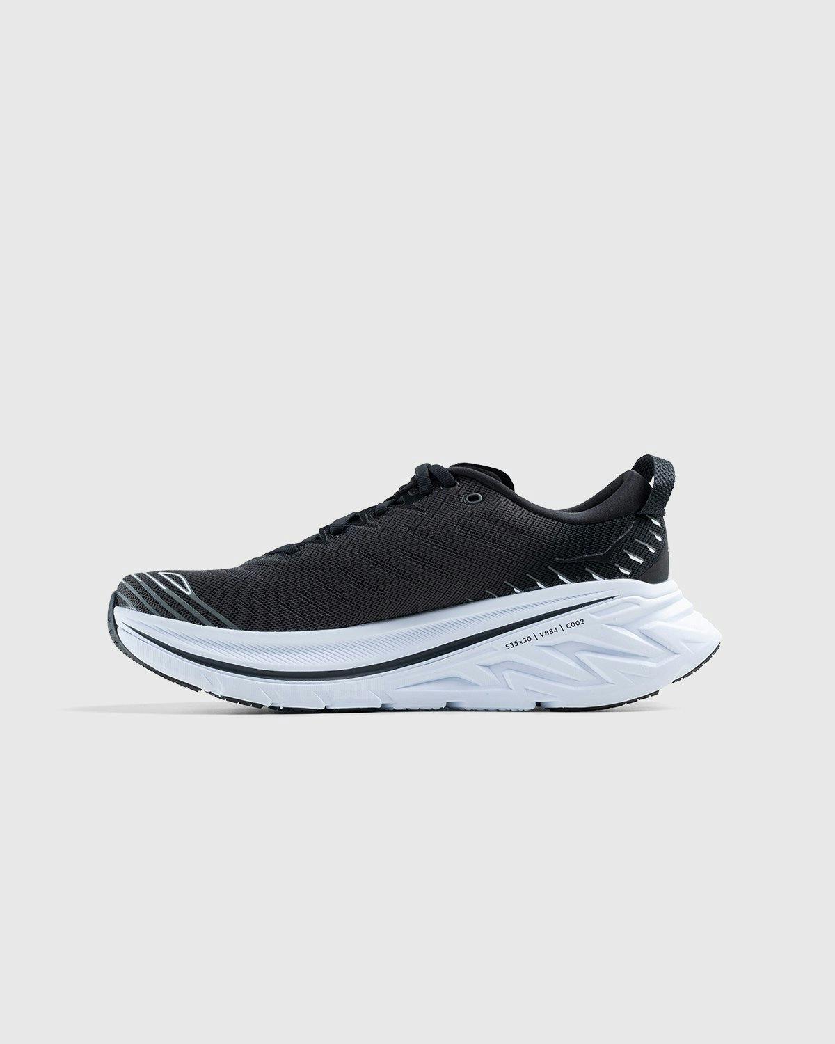 HOKA - Bondi X Black/White - Footwear - Black - Image 2