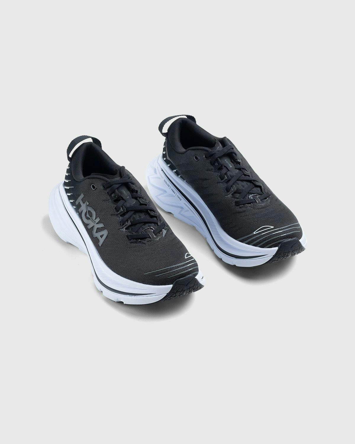 HOKA - Bondi X Black/White - Footwear - Black - Image 3