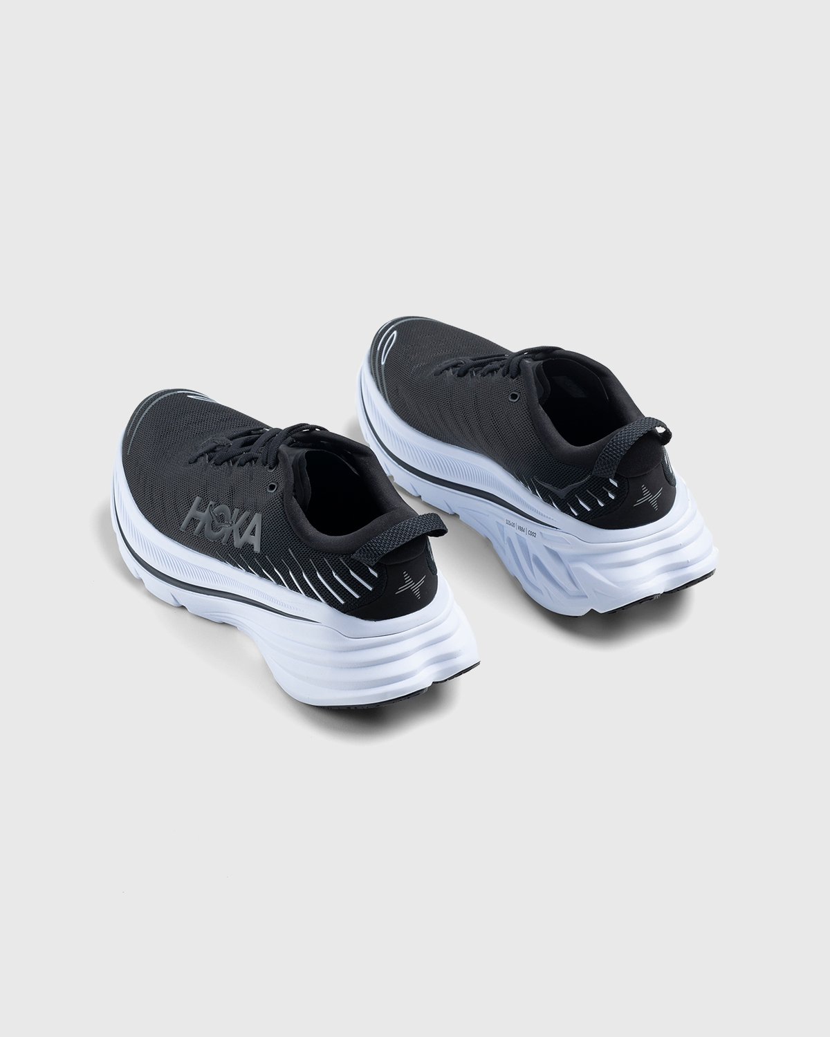 HOKA - Bondi X Black/White - Footwear - Black - Image 4
