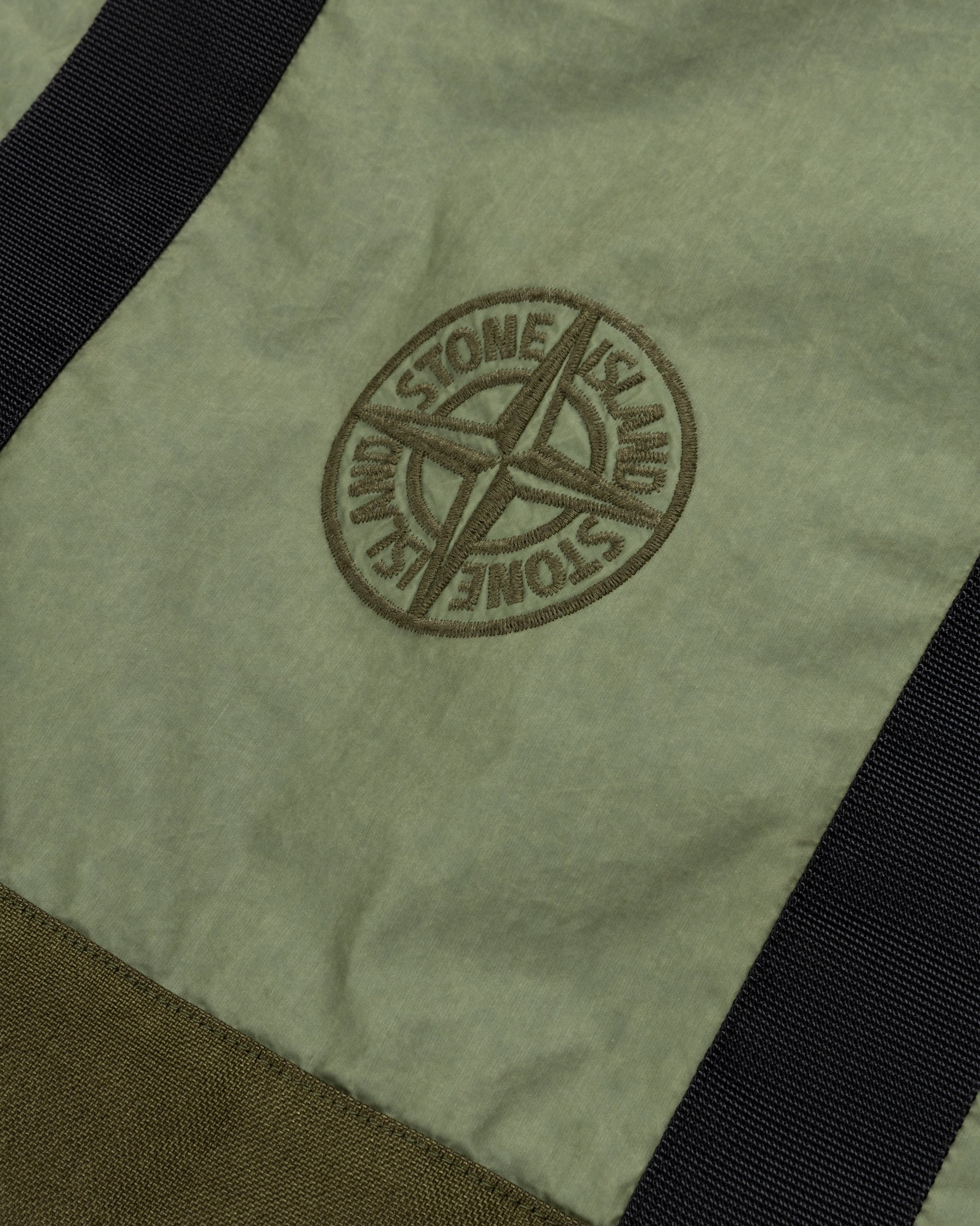 Stone Island - 91475 Garment-Dyed Tote Bag Olive - Accessories - Green - Image 7