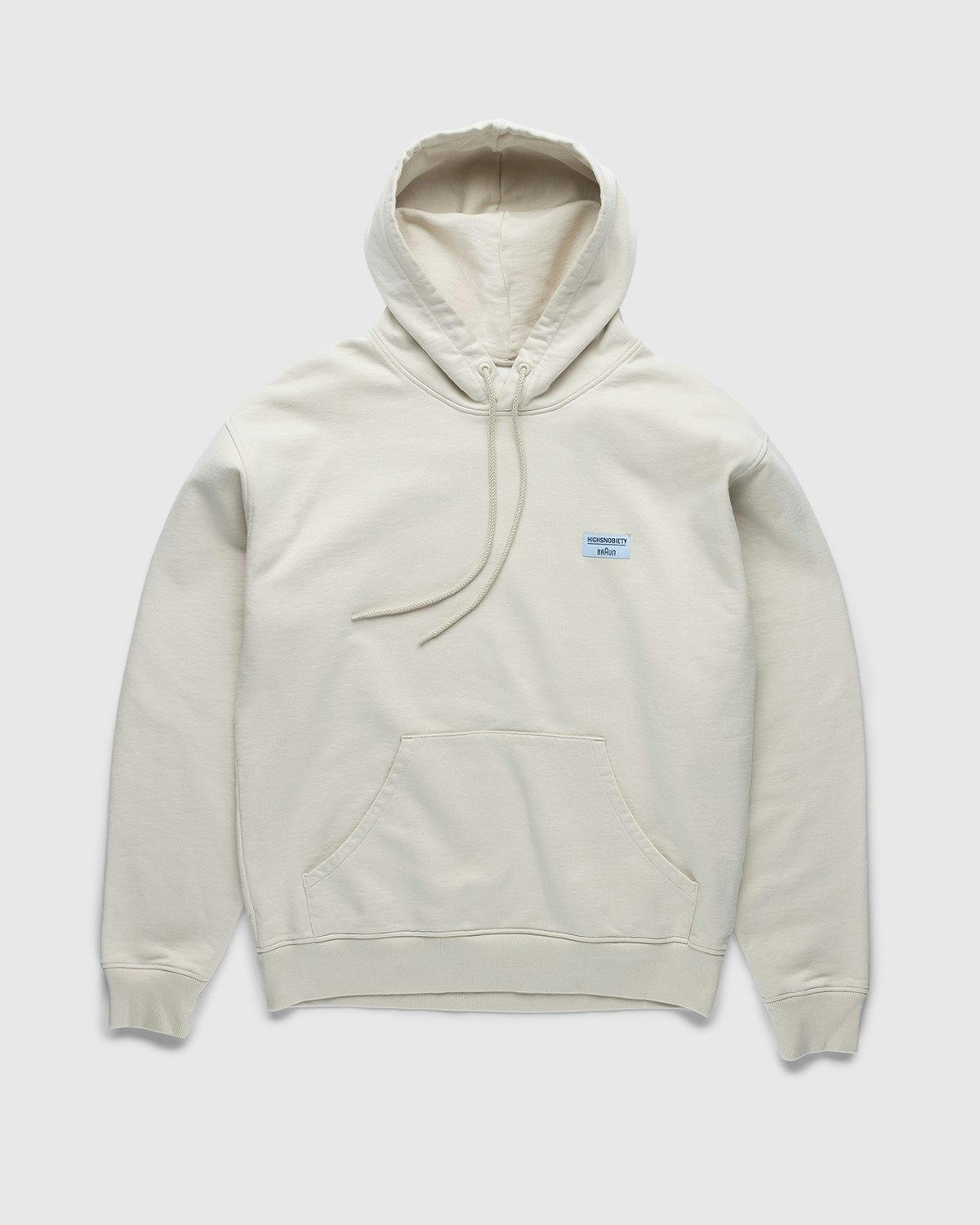 BRAUN x Highsnobiety - Design und Technik Hoodie Eggshell - Clothing - Beige - Image 2