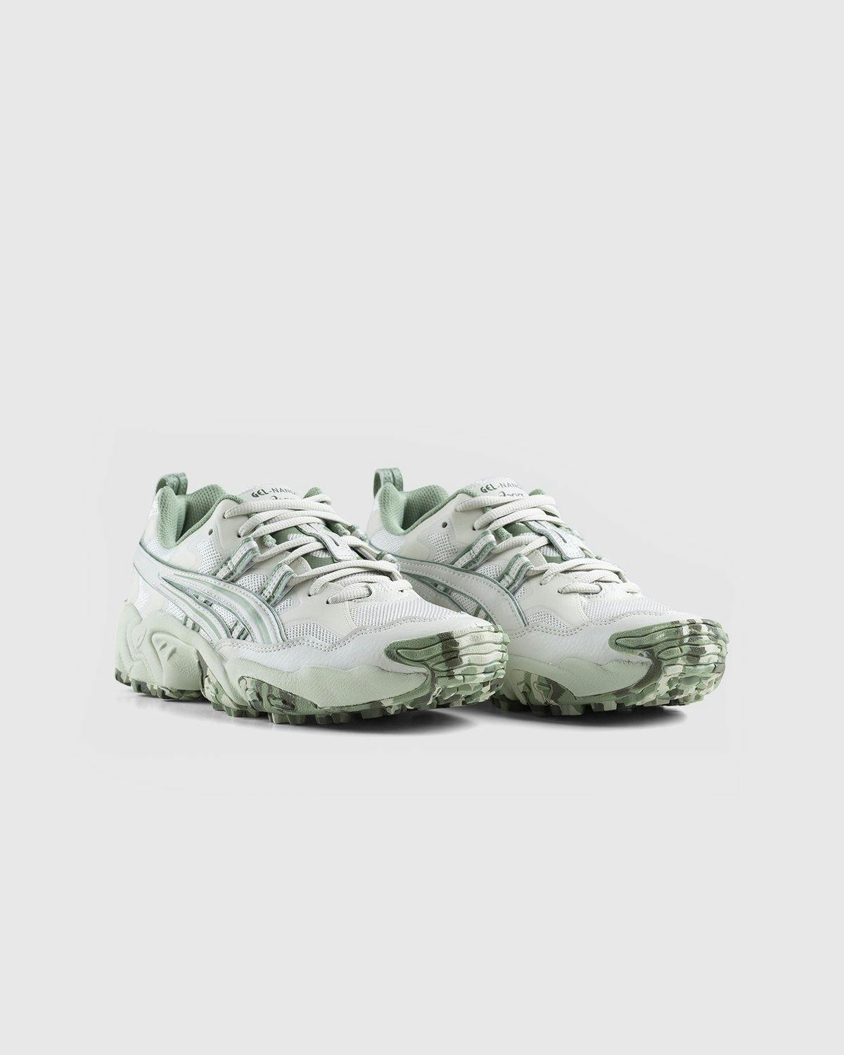asics - Gel Nandi Smoke Grey Swamp Green - Footwear - Grey - Image 3