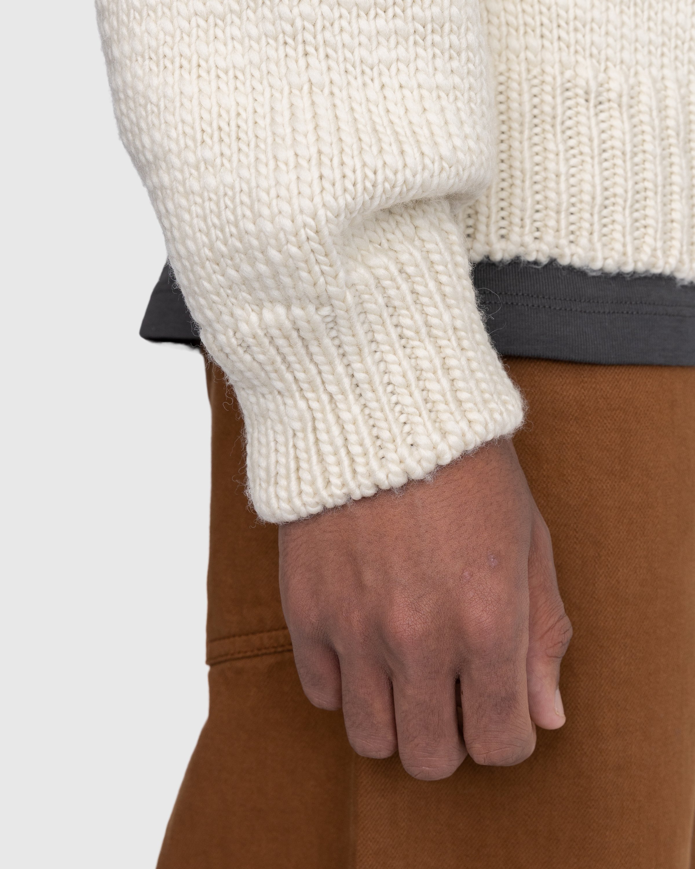 Lemaire - Chunky Sweater Beige - Clothing - Grey - Image 7