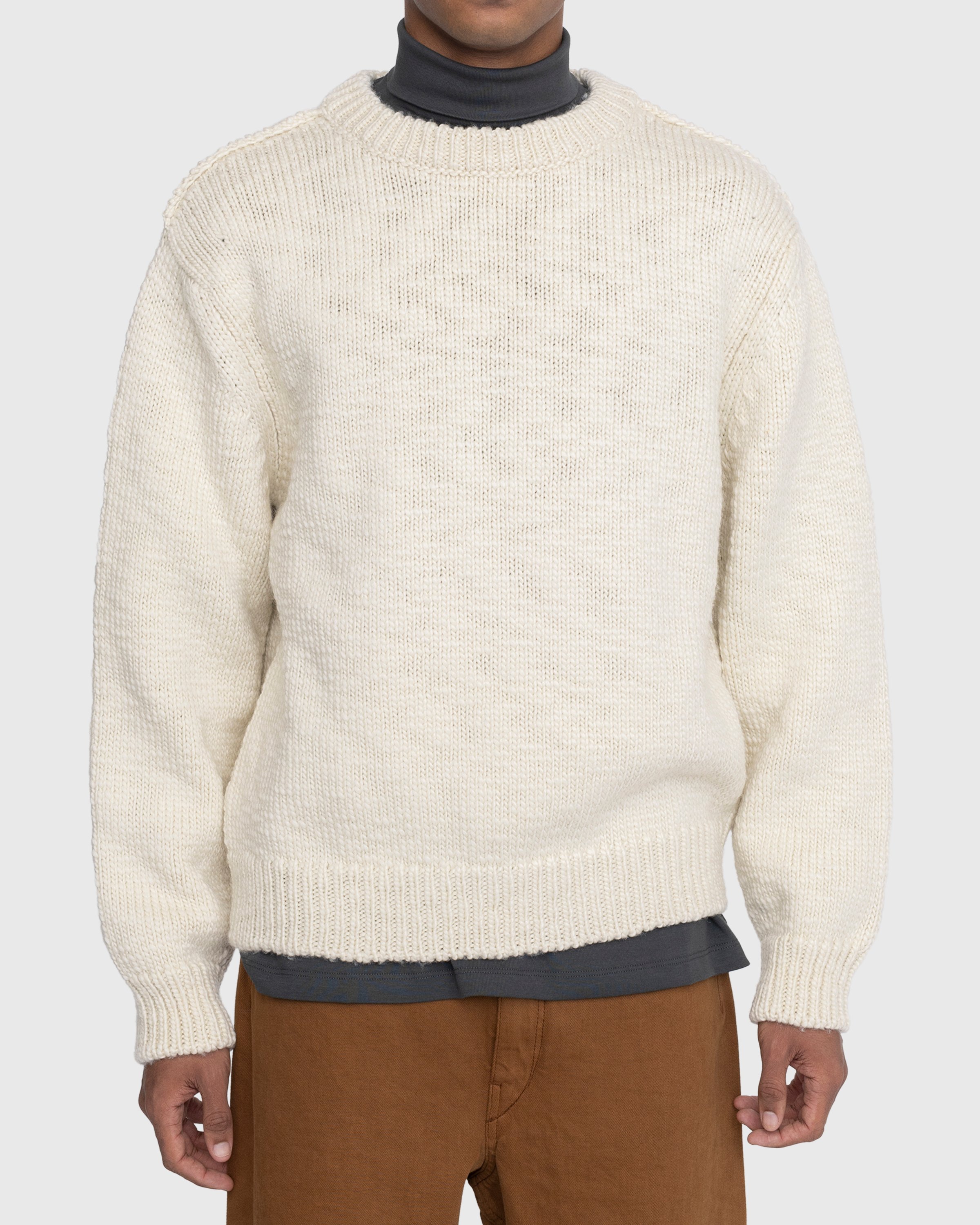 Lemaire - Chunky Sweater Beige - Clothing - Grey - Image 2