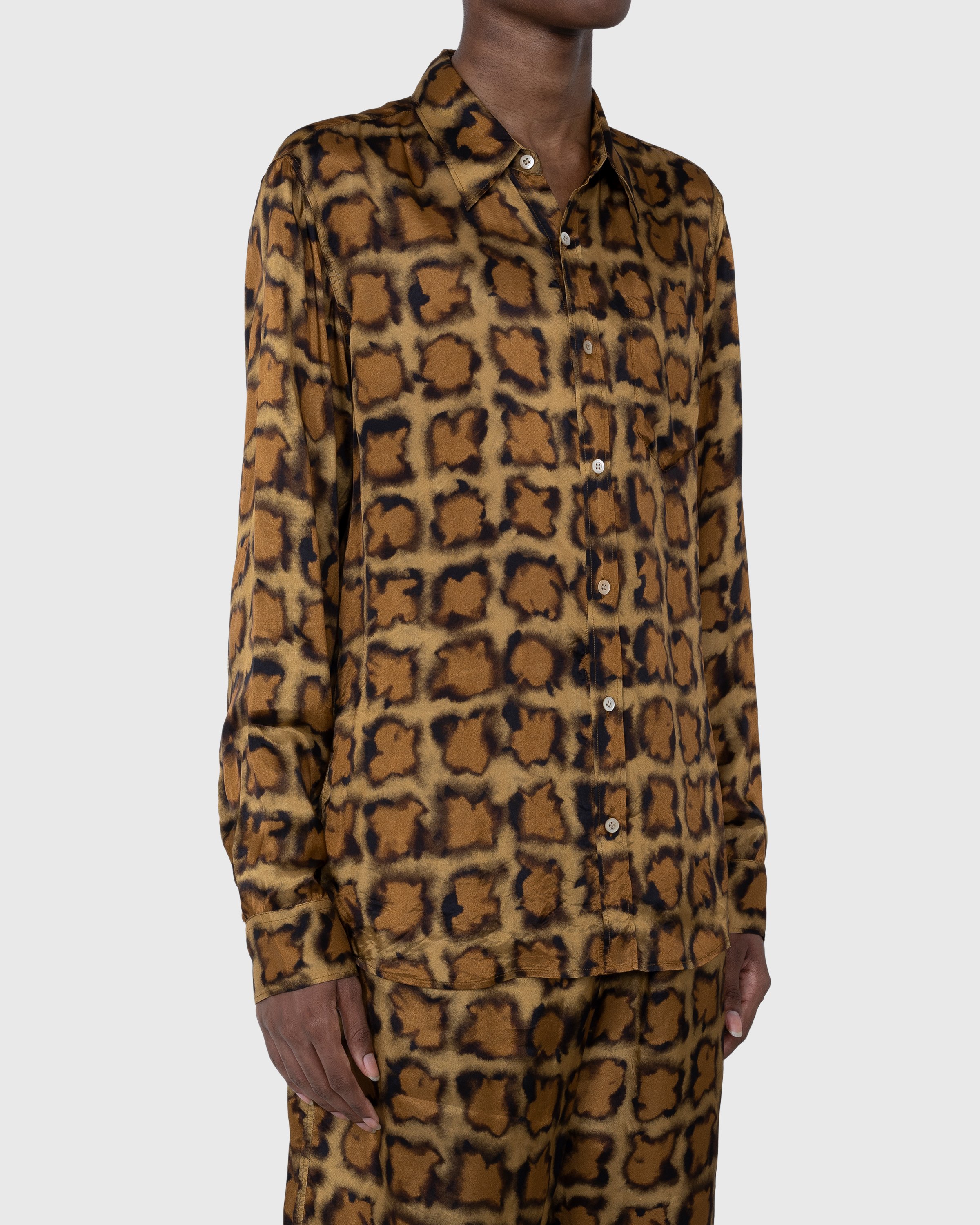 Dries van Noten - Corbino Shirt Camel - Clothing - Yellow - Image 3