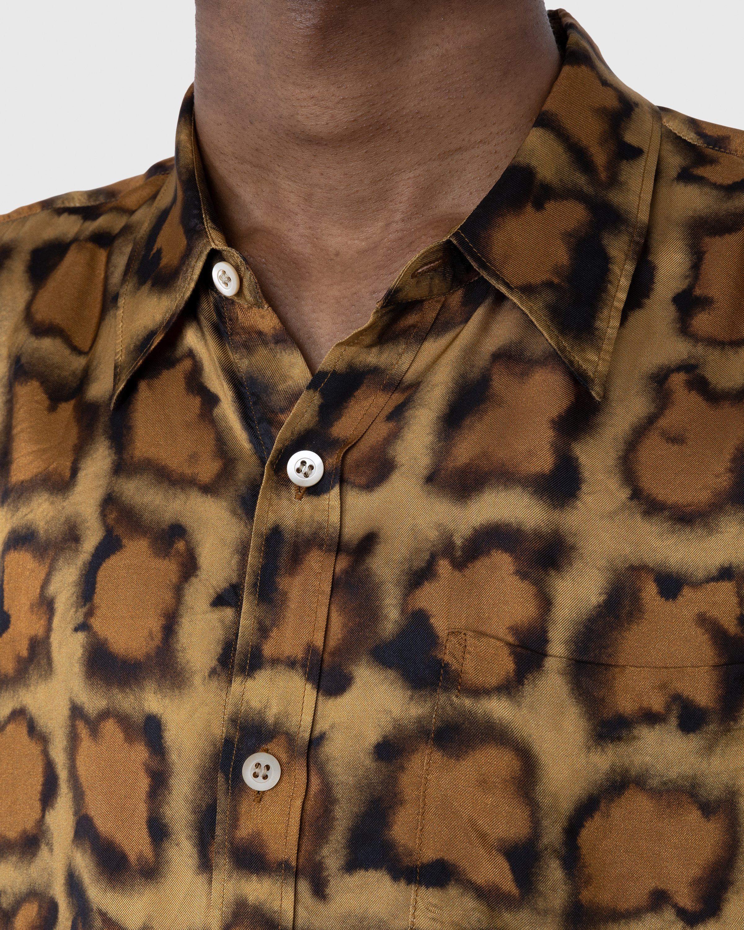 Dries van Noten - Corbino Shirt Camel - Clothing - Yellow - Image 5