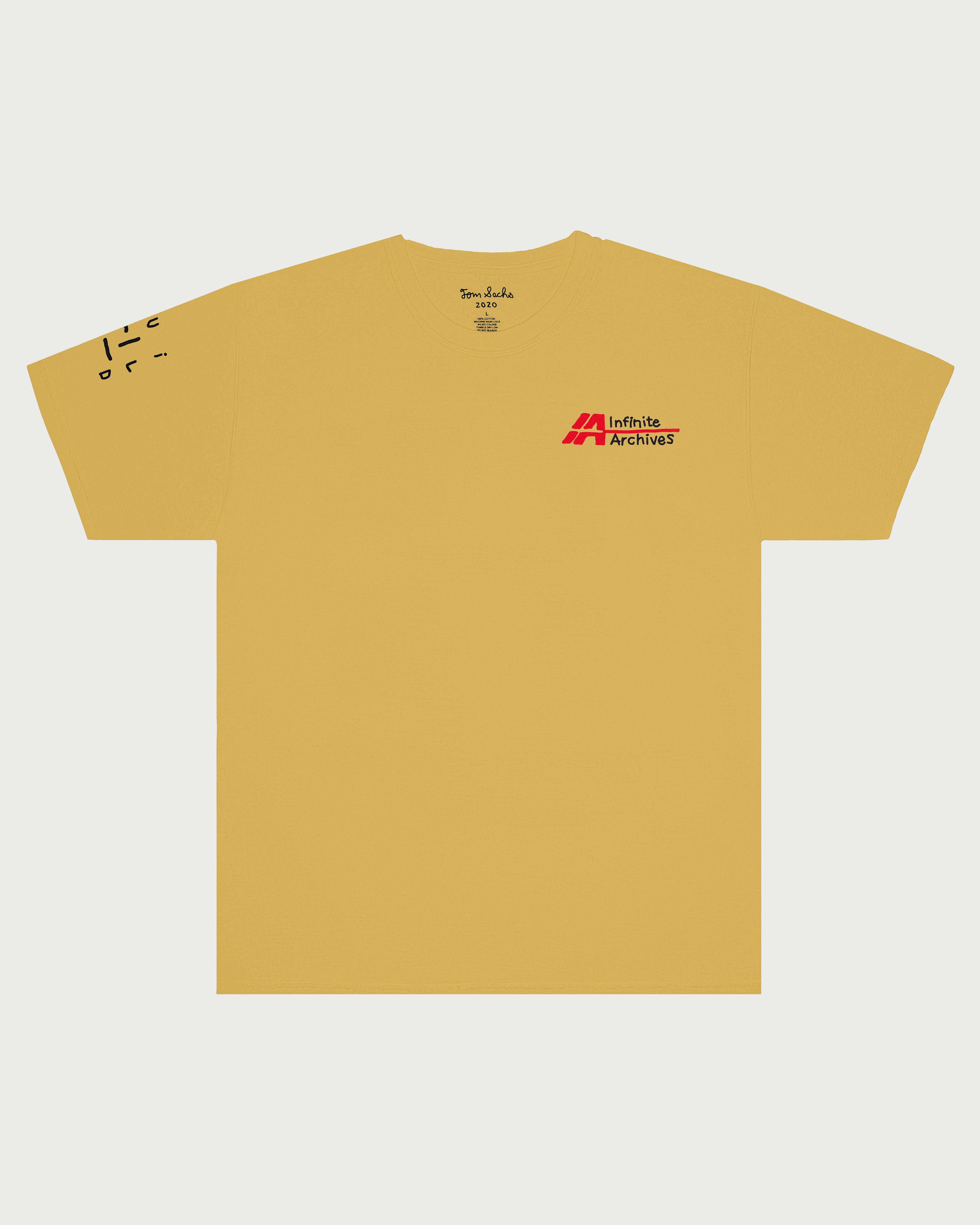 Infinite Archives - Tom Sachs Break The Cycle T-Shirt Mustard - Clothing - Yellow - Image 2