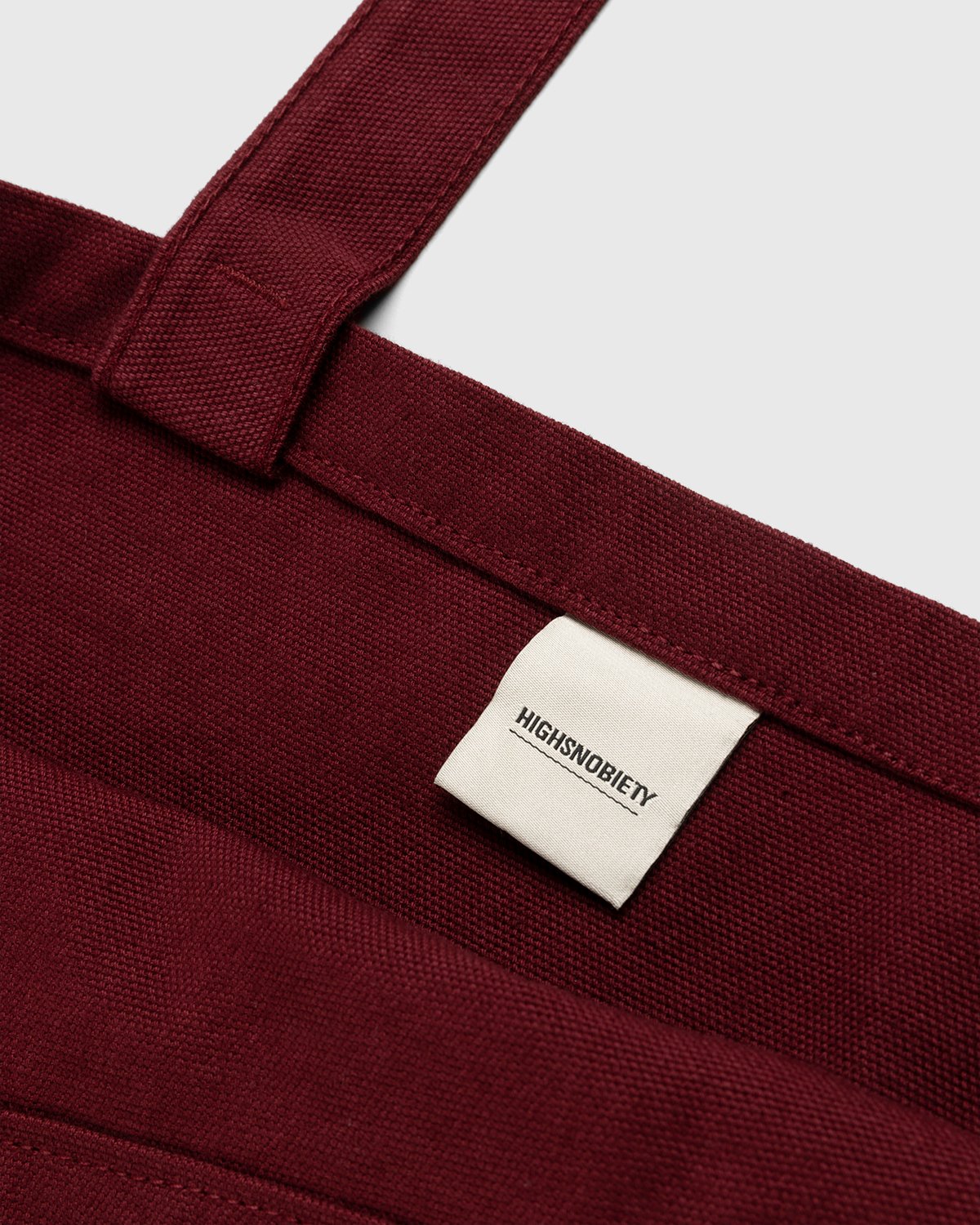 Highsnobiety - HS Sports Logo Tote Bag Bordeaux - Accessories - Red - Image 3